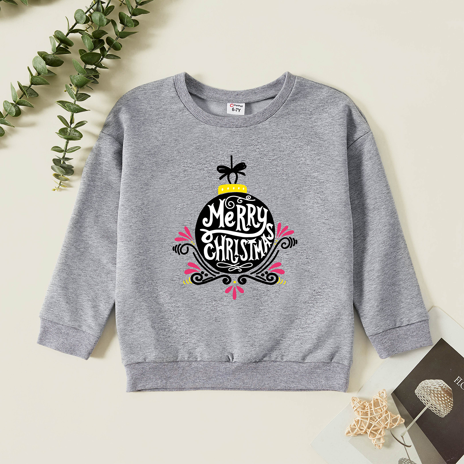 

Kids Graphic Light gray Long-sleeve Pullover