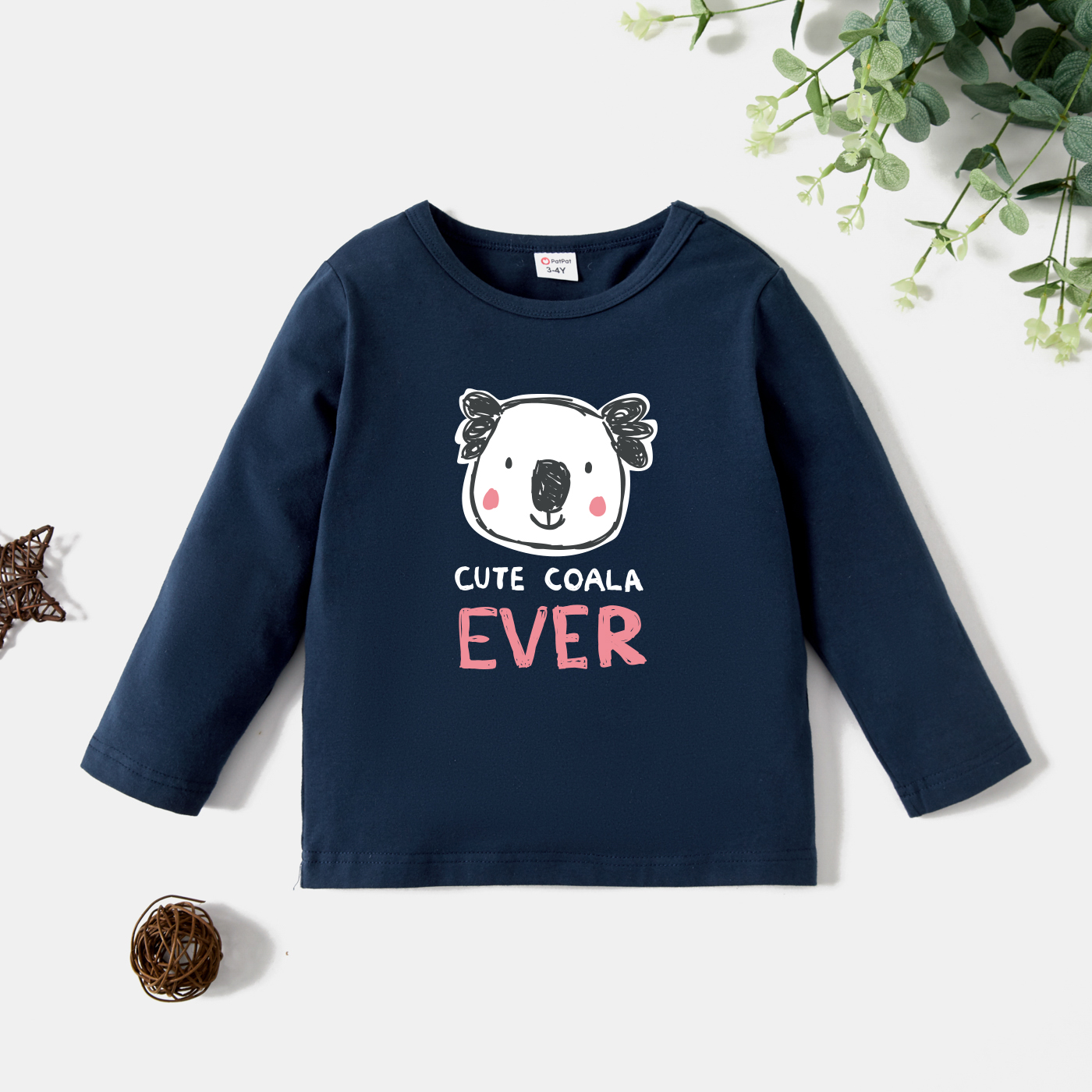 

Toddler Graphic Dark Blue Long-sleeve Tee