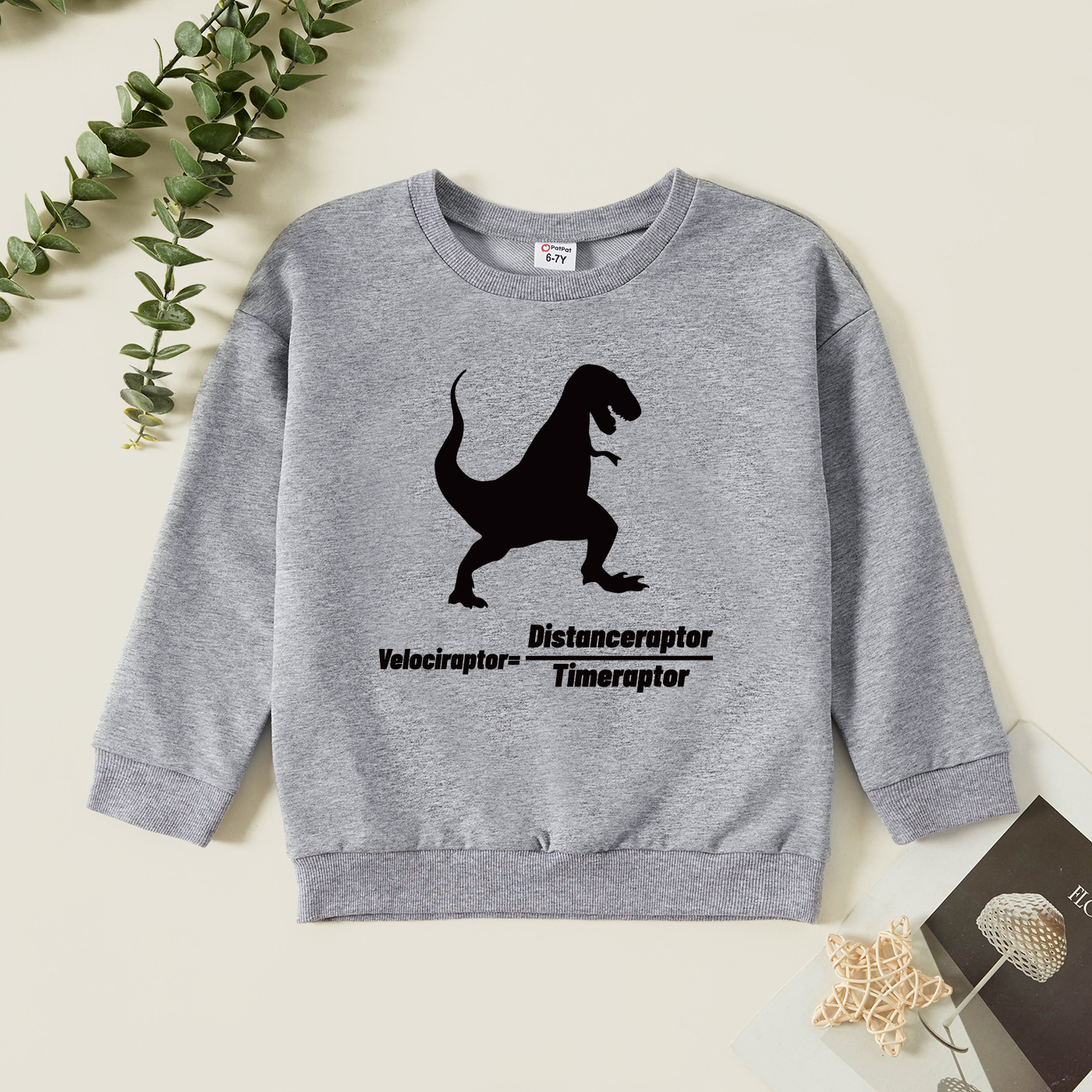 

Kids Graphic Light gray Long-sleeve Pullover