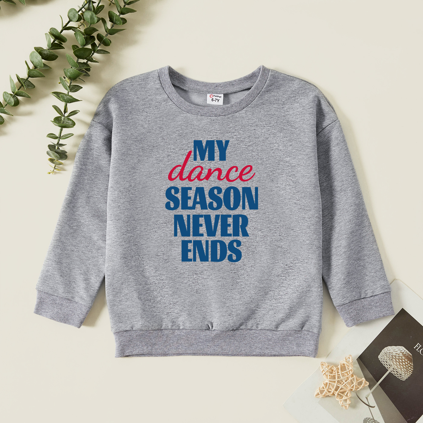 

Kids Graphic Light gray Long-sleeve Pullover