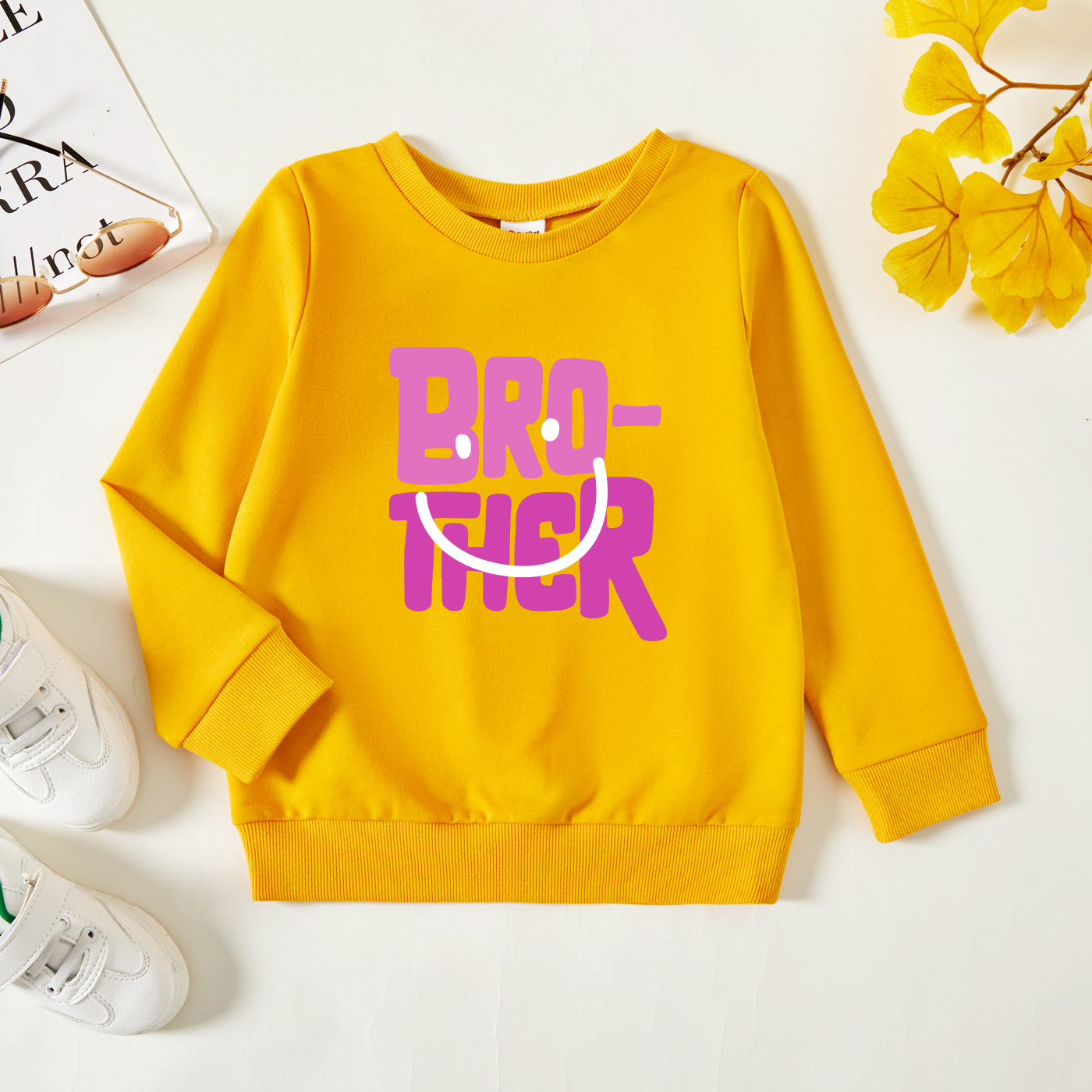 

Toddler Graphic Ginger Long-sleeve Pullover