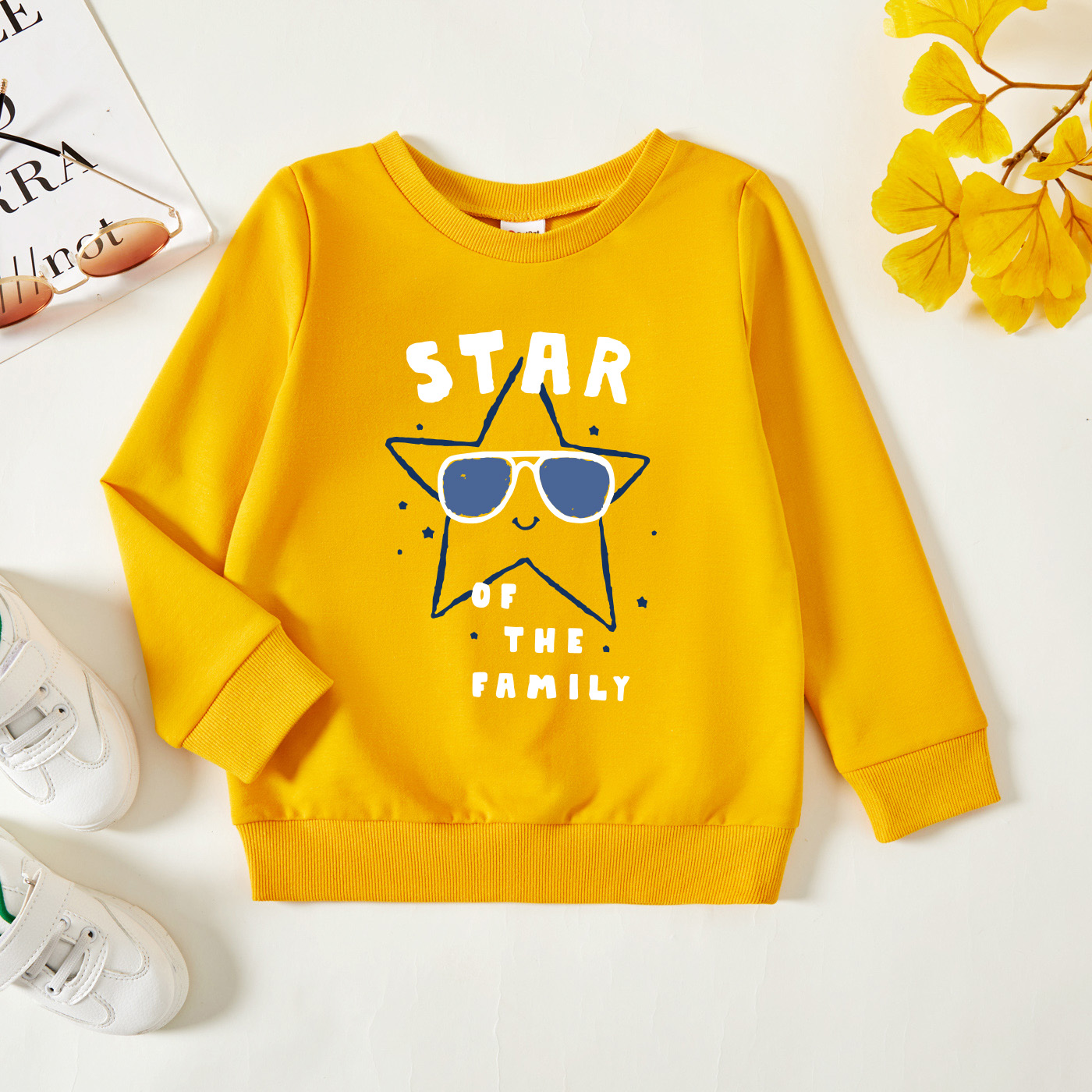 

Toddler Graphic Ginger Long-sleeve Pullover