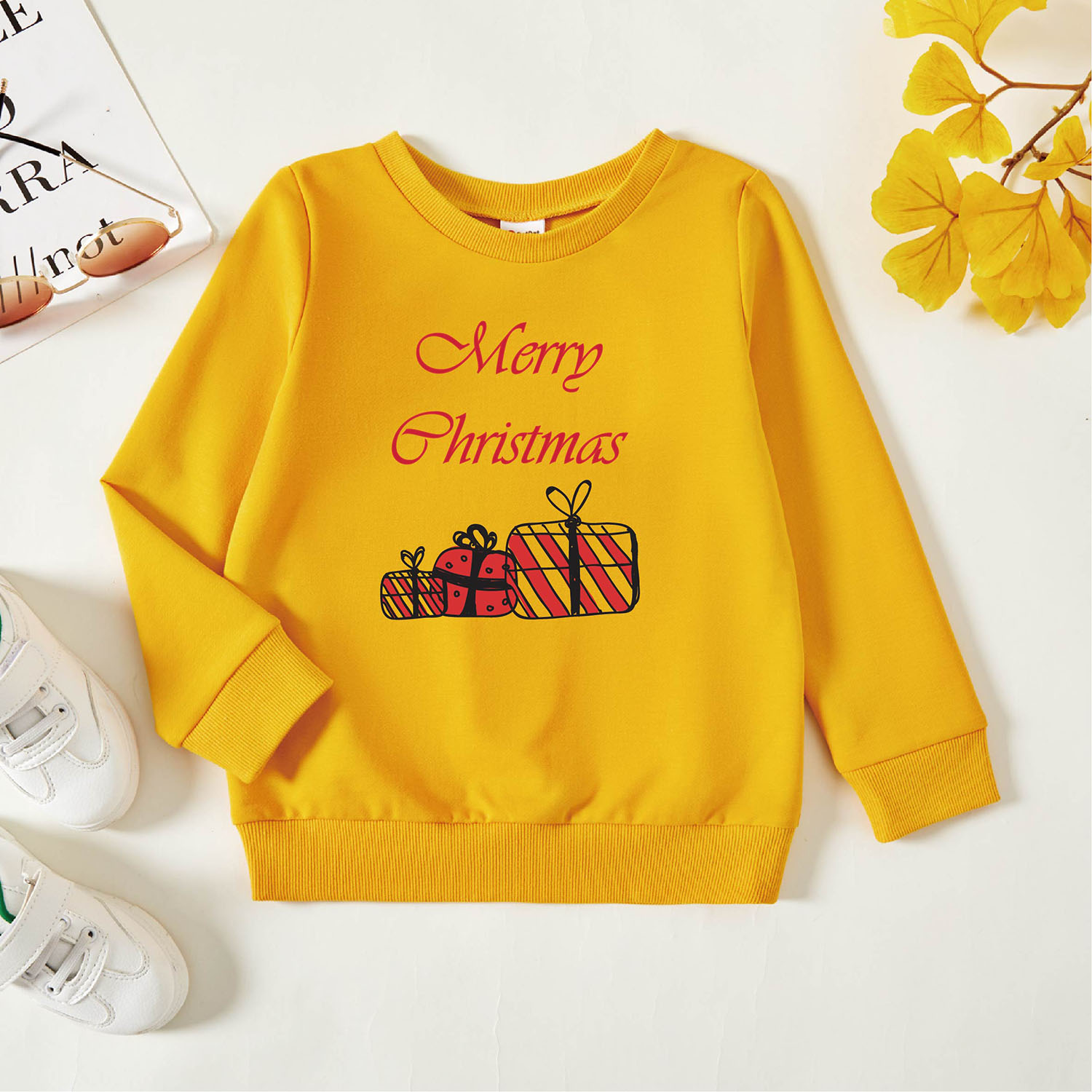 

Toddler Graphic Ginger Long-sleeve Pullover