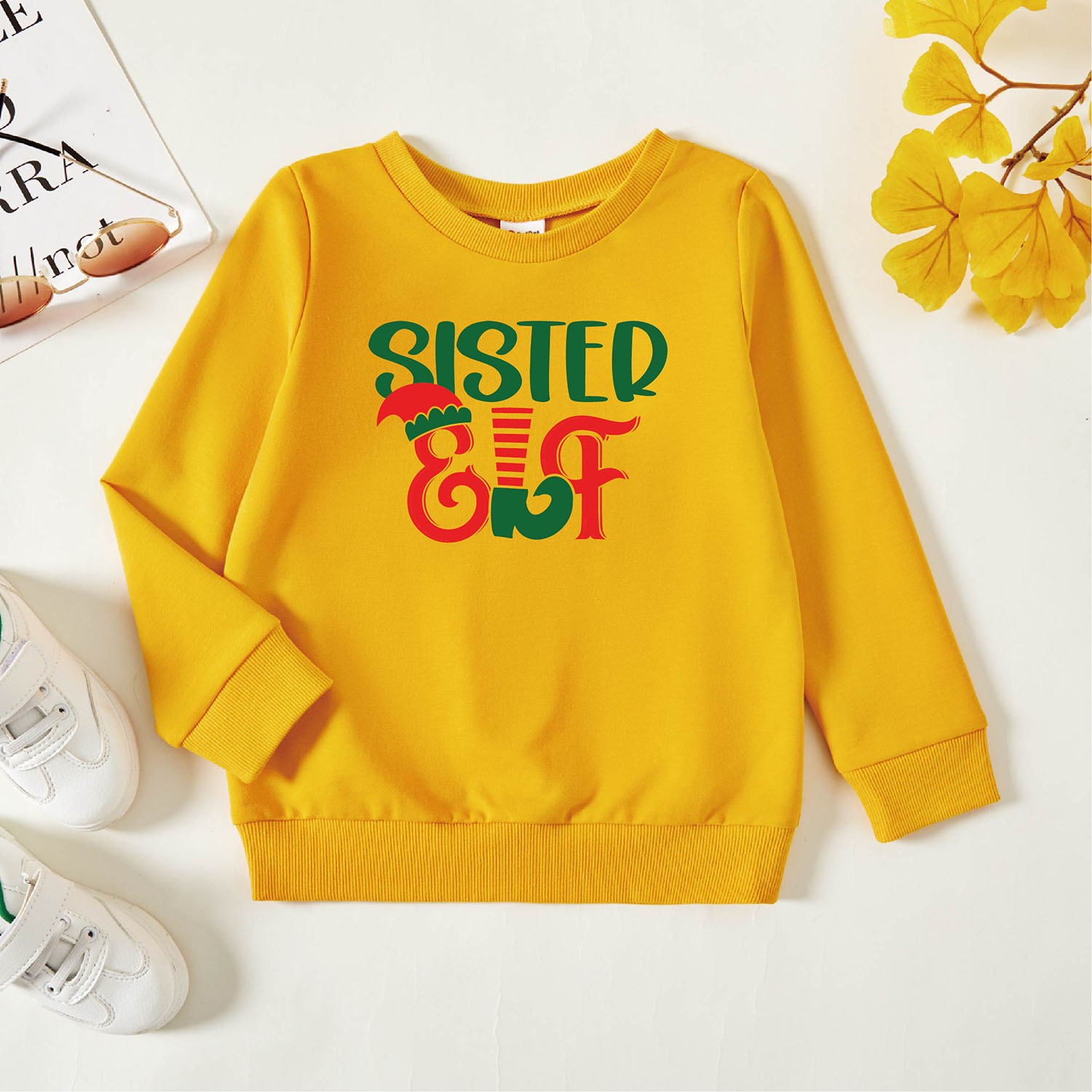 

Toddler Graphic Ginger Long-sleeve Pullover