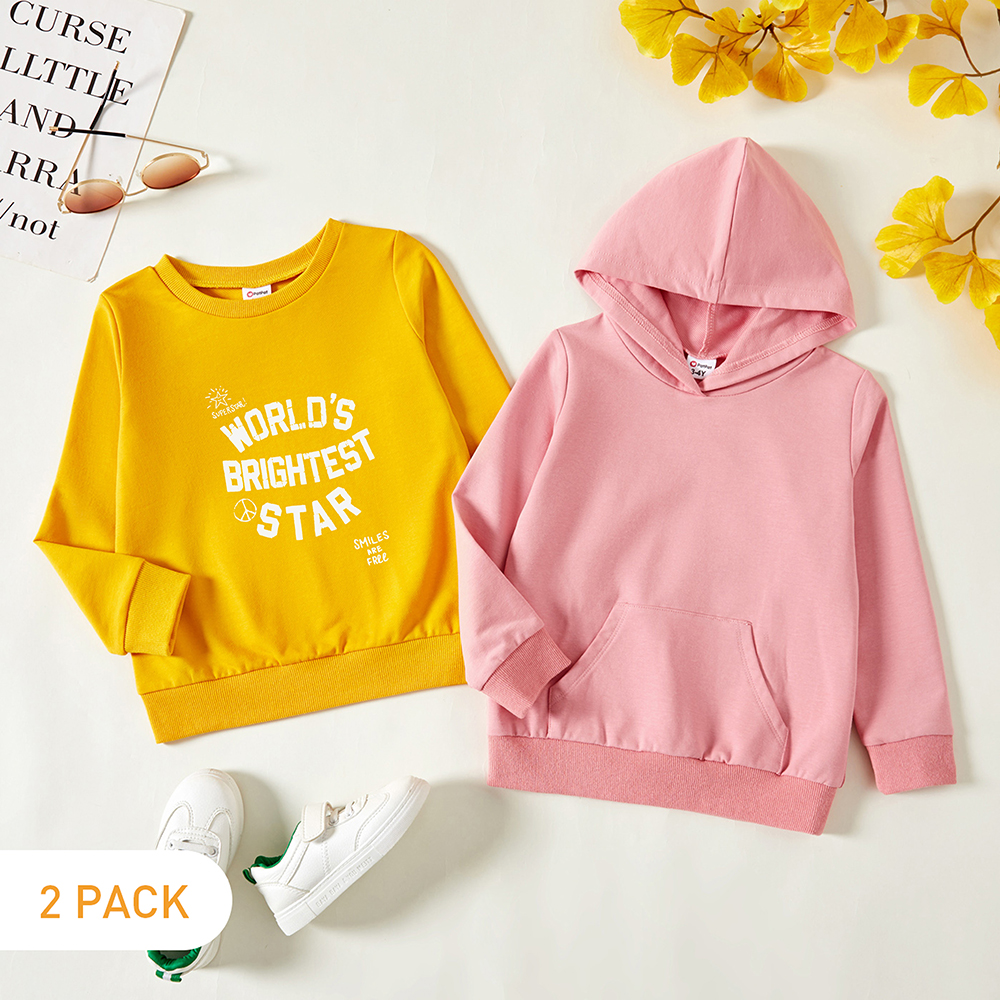 

2-Pack Toddler Graphic Long-sleeve Pullover
