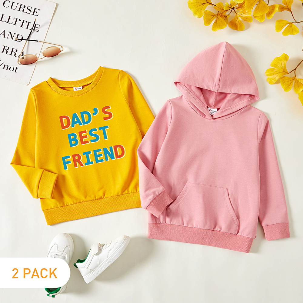 

2-Pack Toddler Graphic Long-sleeve Pullover