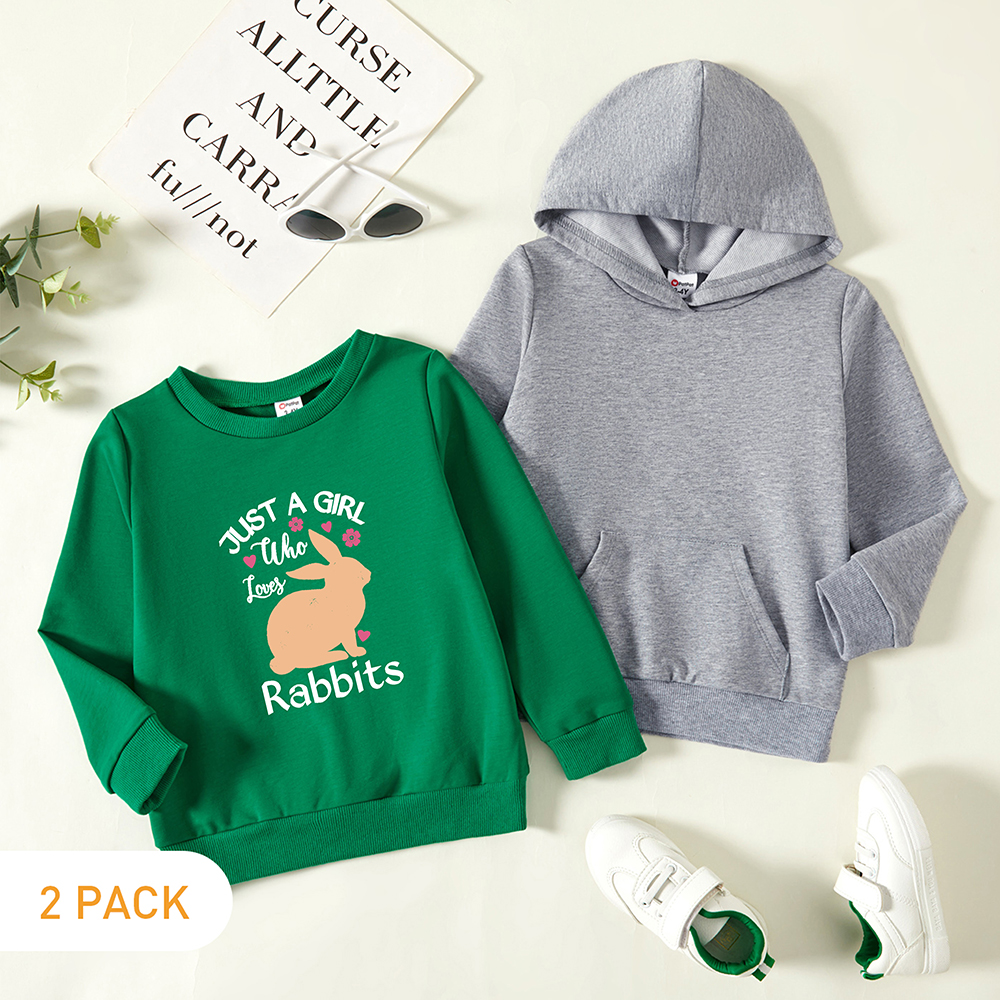 

2-Pack Toddler Graphic Long-sleeve Pullover