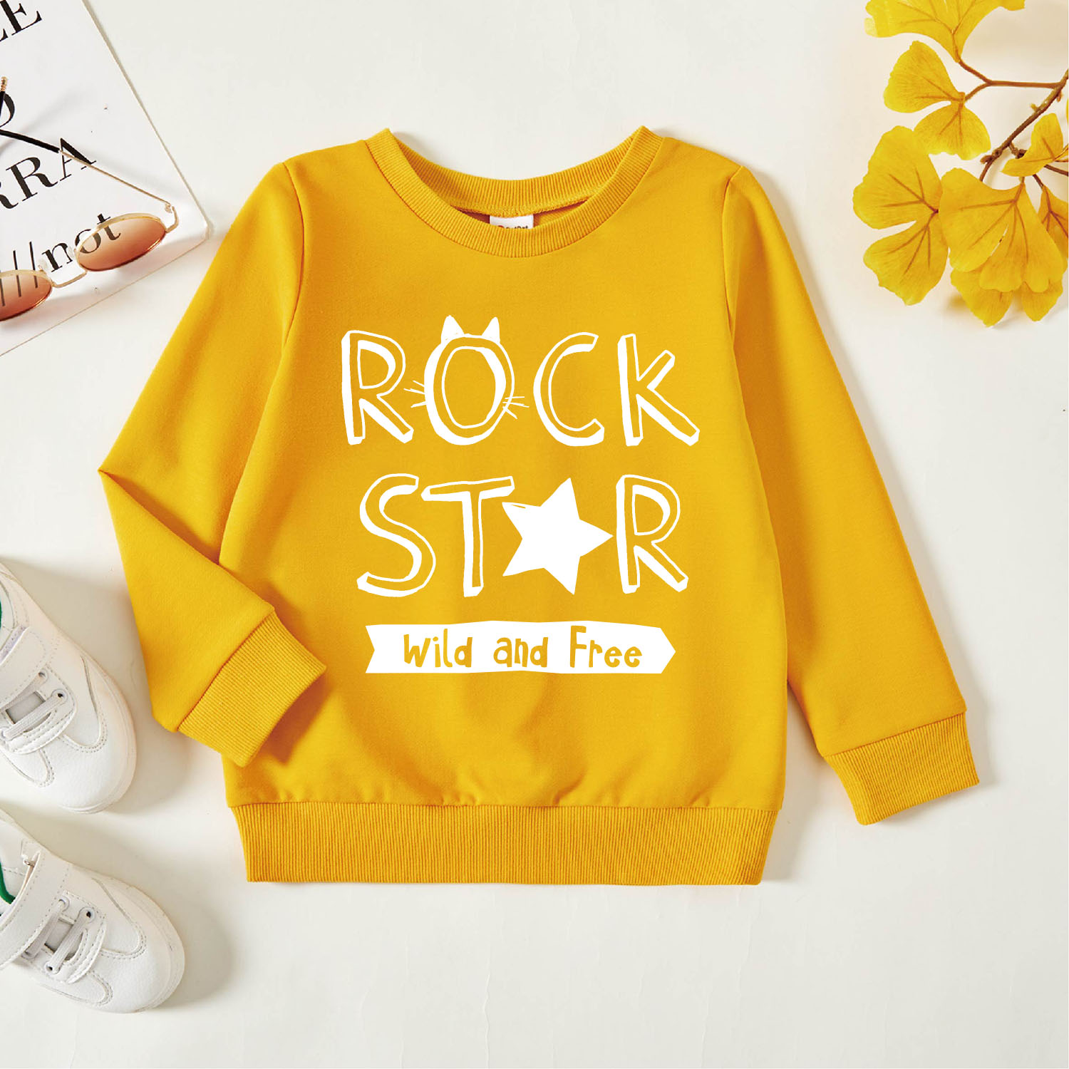 

Toddler Graphic Ginger Long-sleeve Pullover