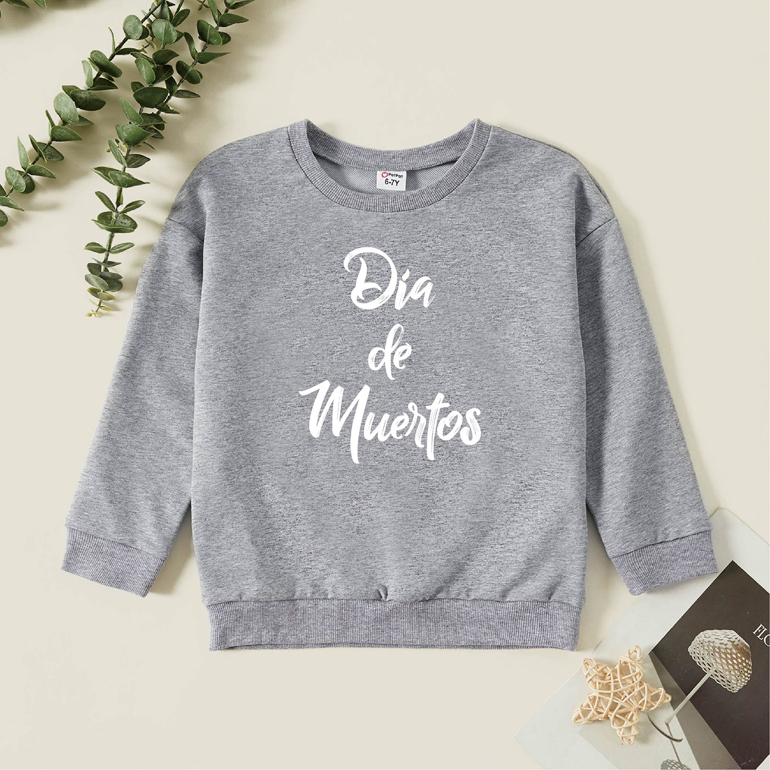

Kids Graphic Light gray Long-sleeve Pullover
