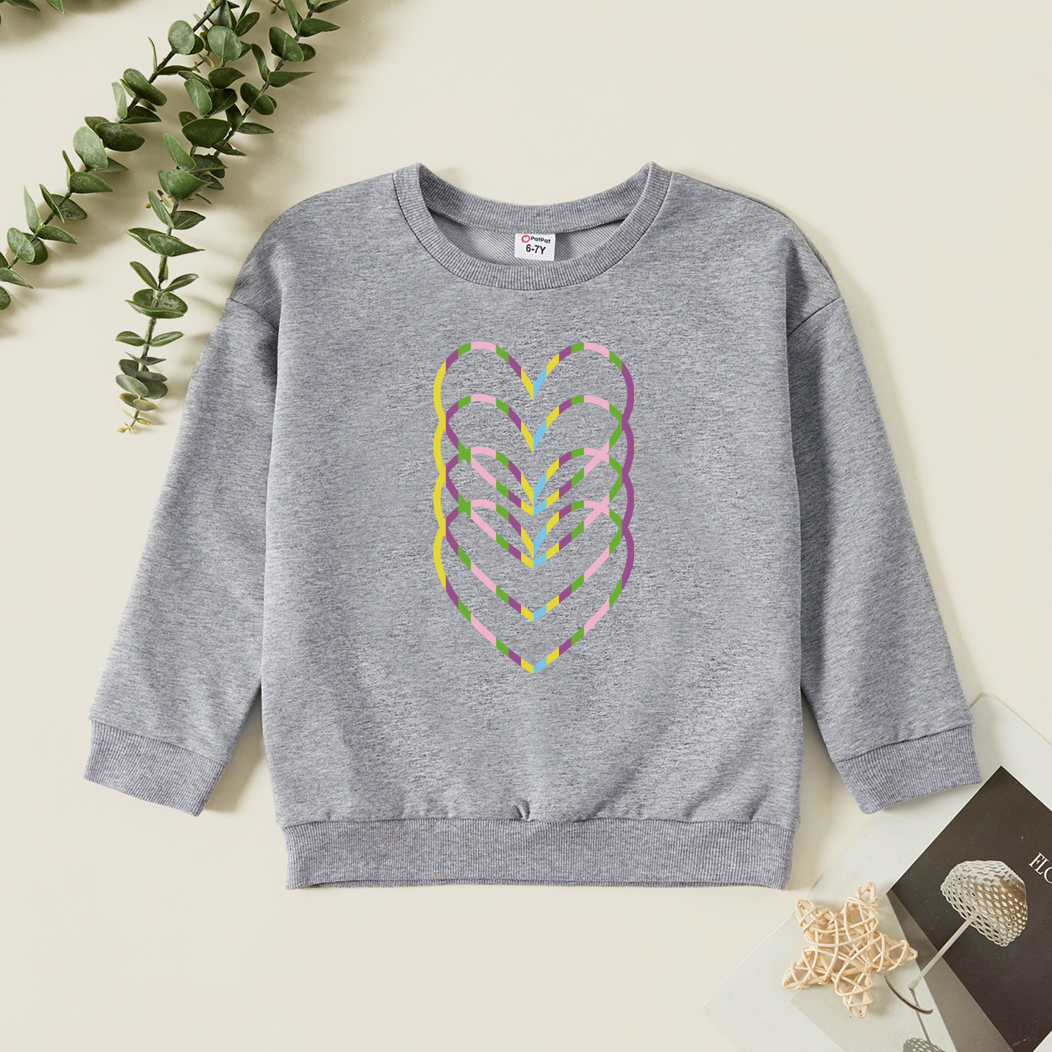 

Kids Graphic Light gray Long-sleeve Pullover