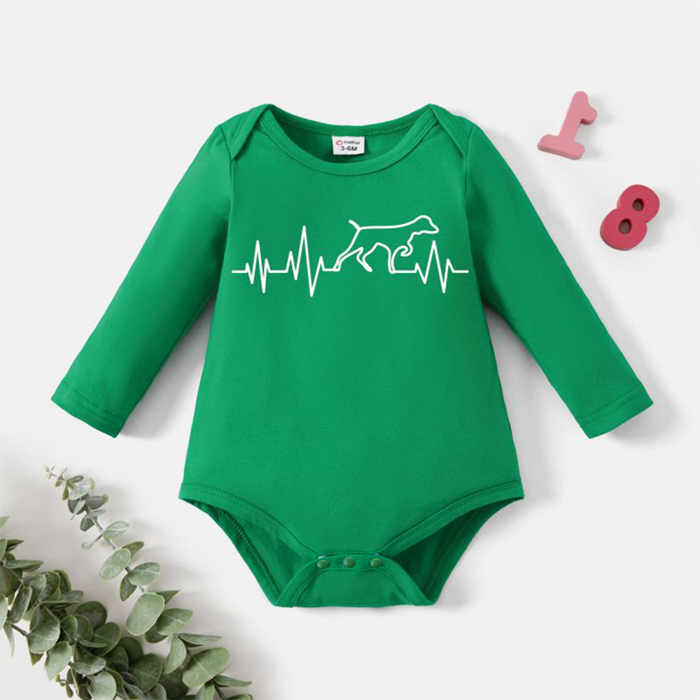 

Baby Graphic Light gray Long-sleeve Romper