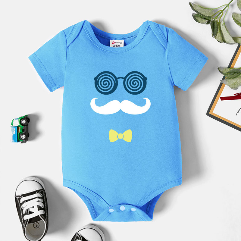 

Baby Graphic Green Short-sleeve Romper