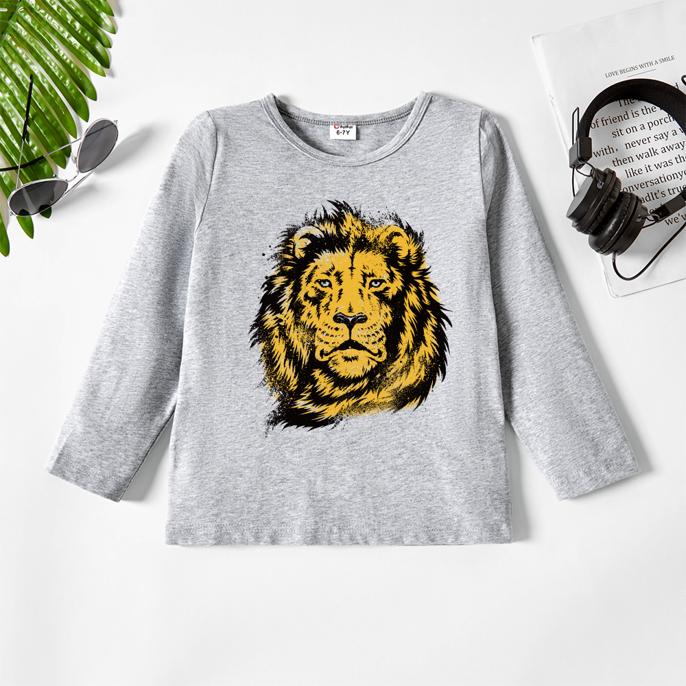 

Kids Graphic Light gray Long-sleeve Tee