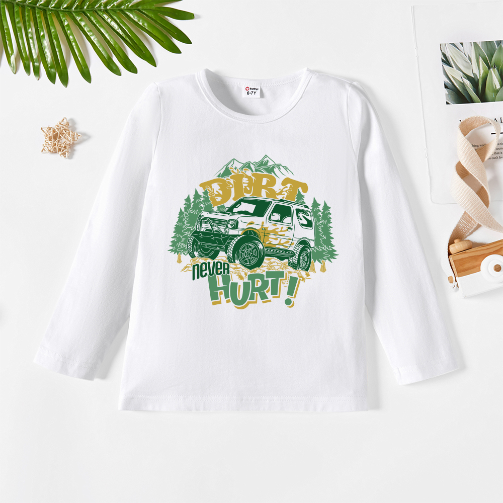 

Kids Graphic White Long-sleeve Tee