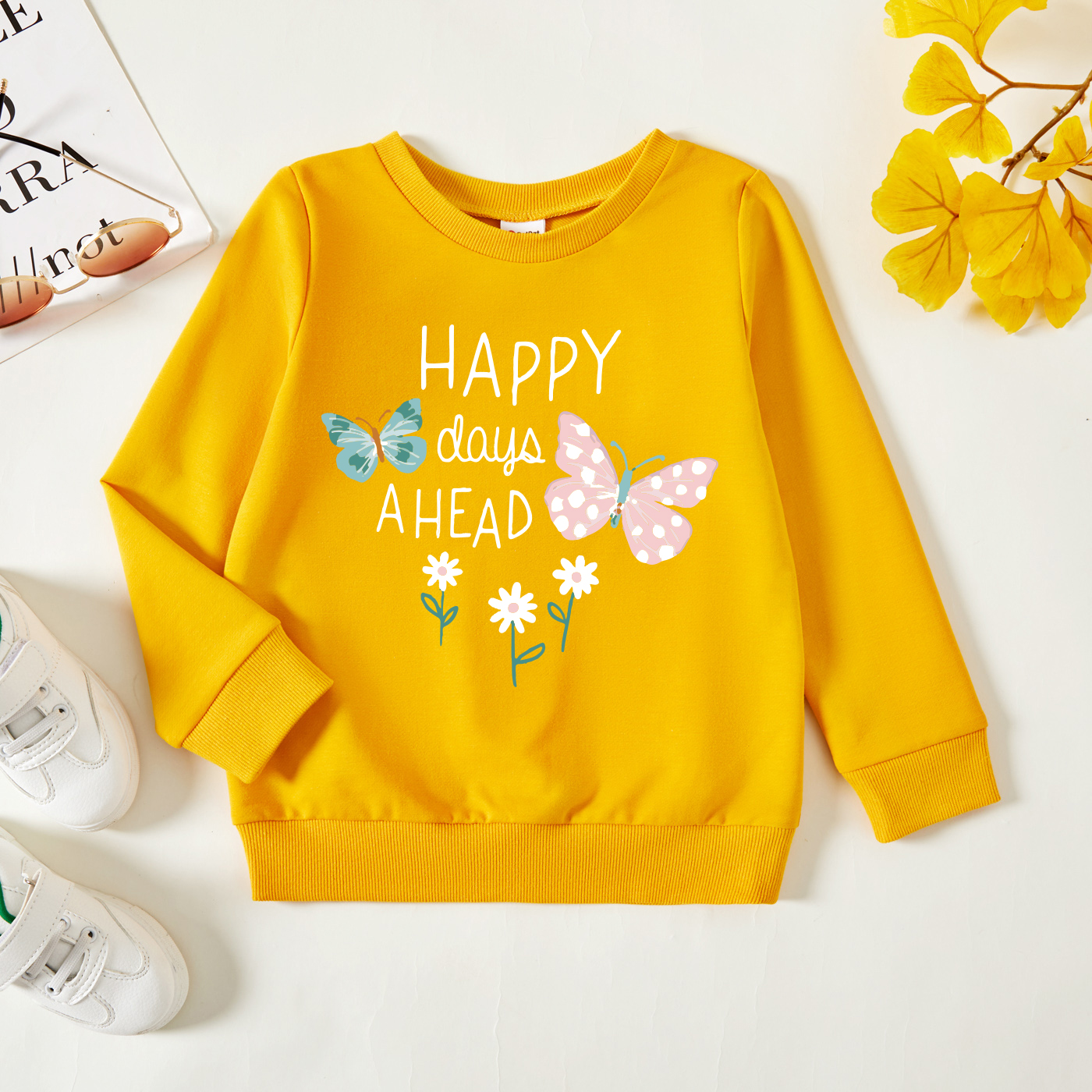

Toddler Graphic Ginger Long-sleeve Pullover