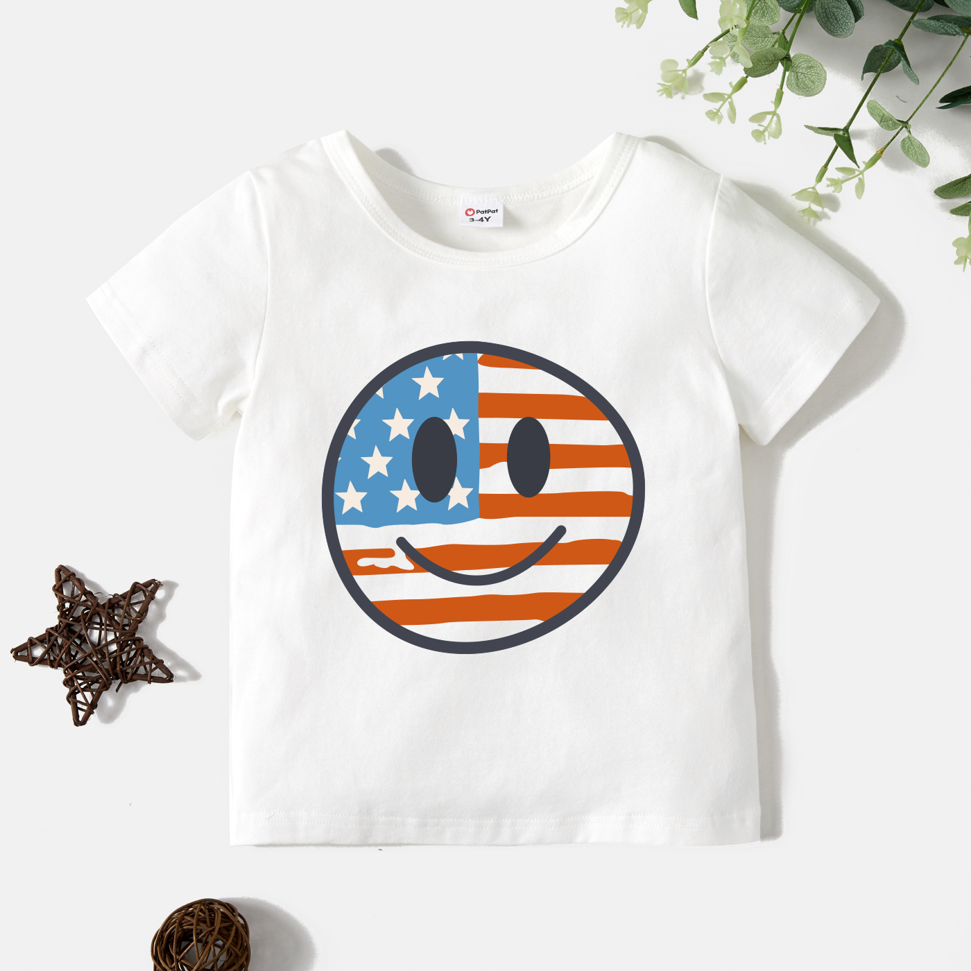 

Toddler Graphic White Short-sleeve Tee