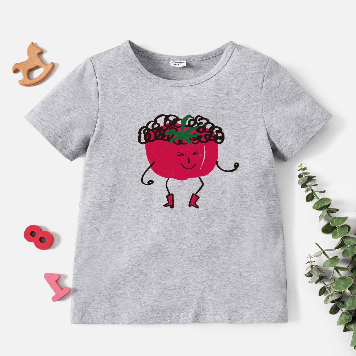 

Kids Graphic Light Grey Short-sleeve Tee