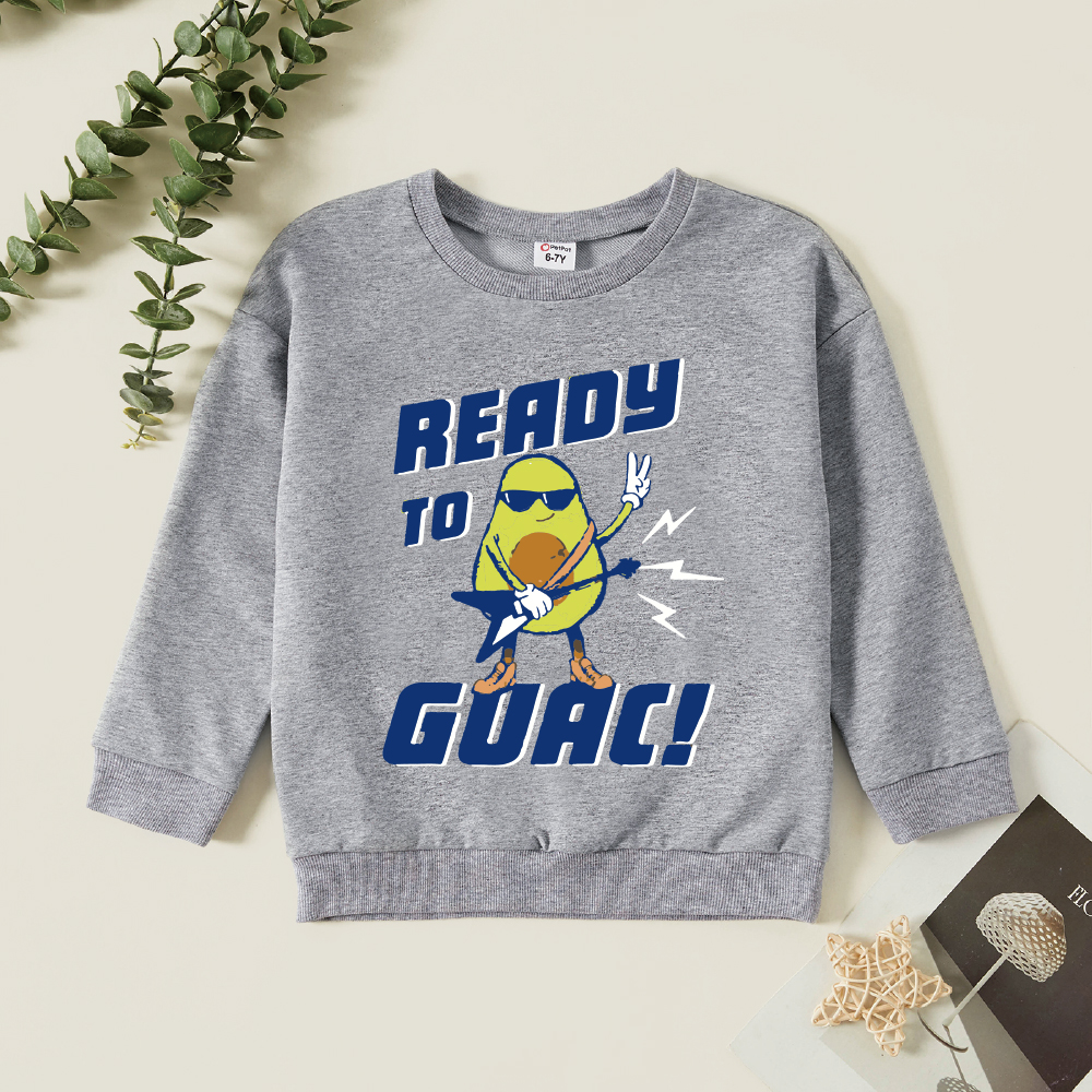 

Kids Graphic Light gray Long-sleeve Pullover