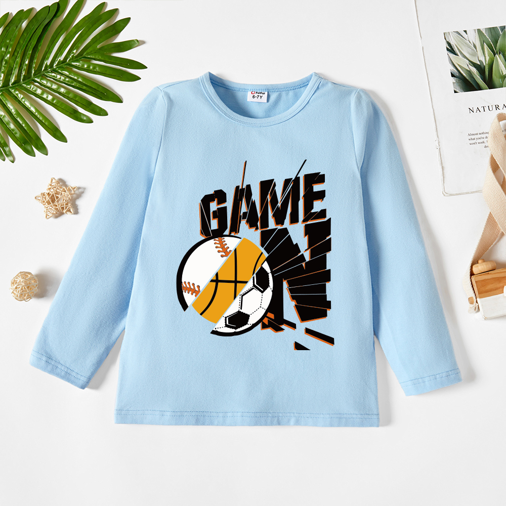 

Kids Graphic Light blue Long-sleeve Tee
