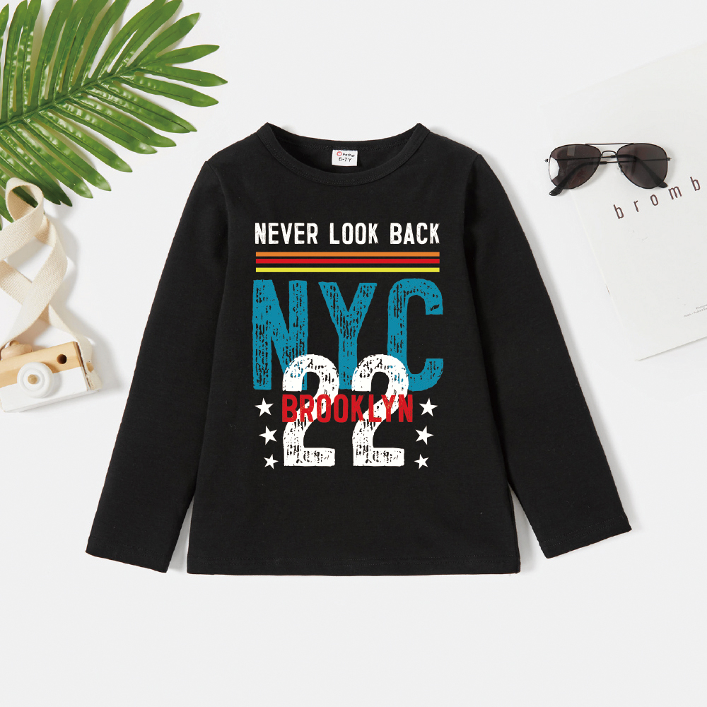 

Kids Graphic Dark Black Long-sleeve Tee