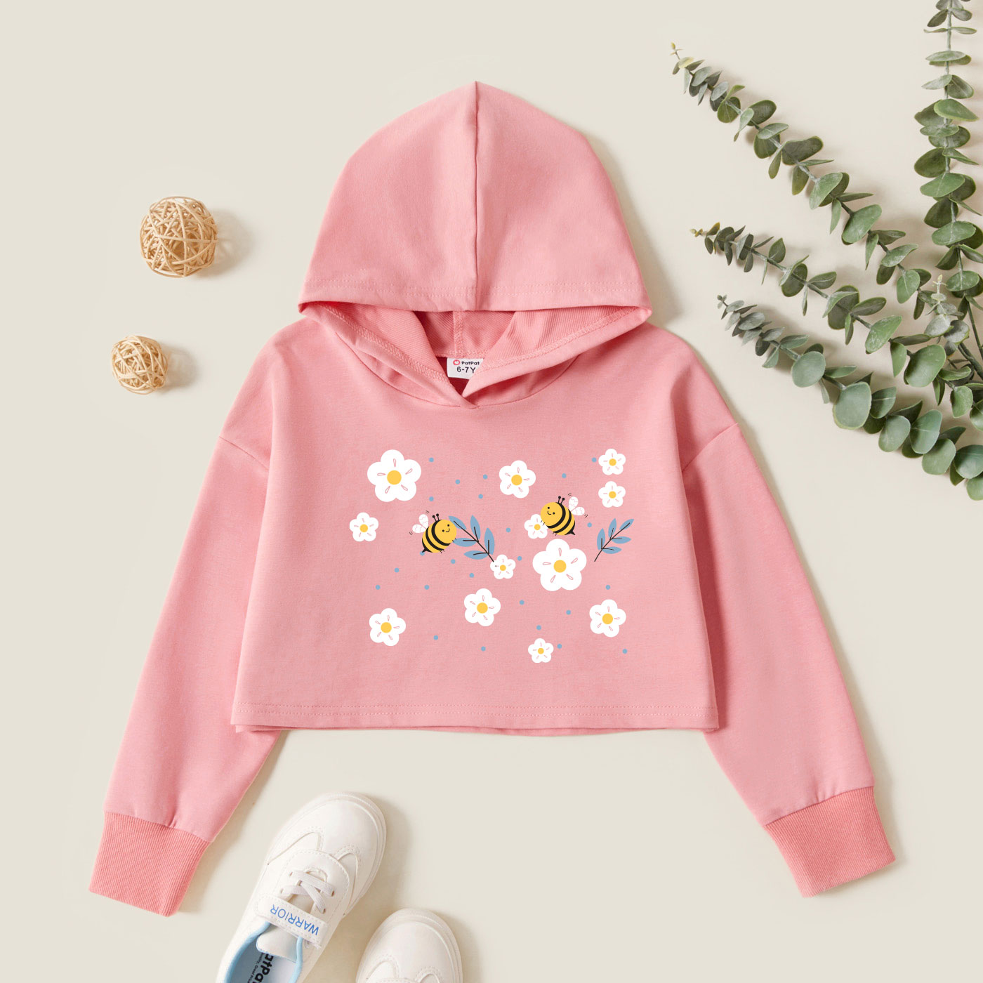 

Kids Graphic Long-sleeve Hooded Pullover