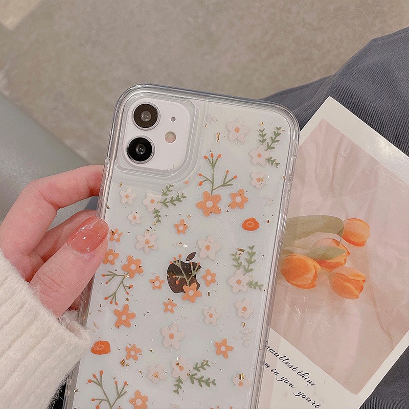 

Transparent Floral iPhone Case Soft TPU Protective Case for iPhone 7/7 Plus/11/11 Pro/11 Pro Max/12/12 Pro/12 Pro Max/12 Mini/X/XS Max/XR