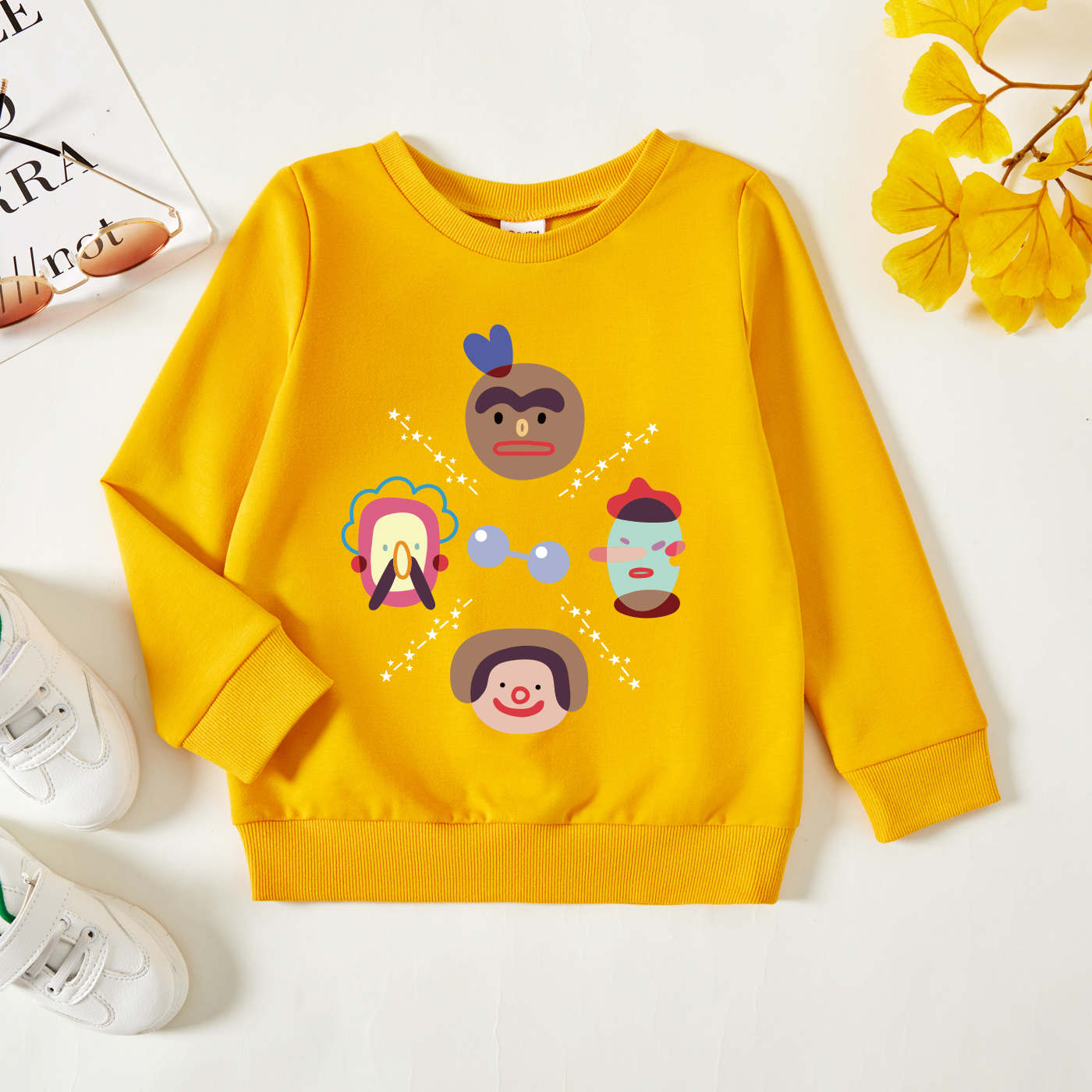 

Toddler Graphic Ginger Long-sleeve Pullover