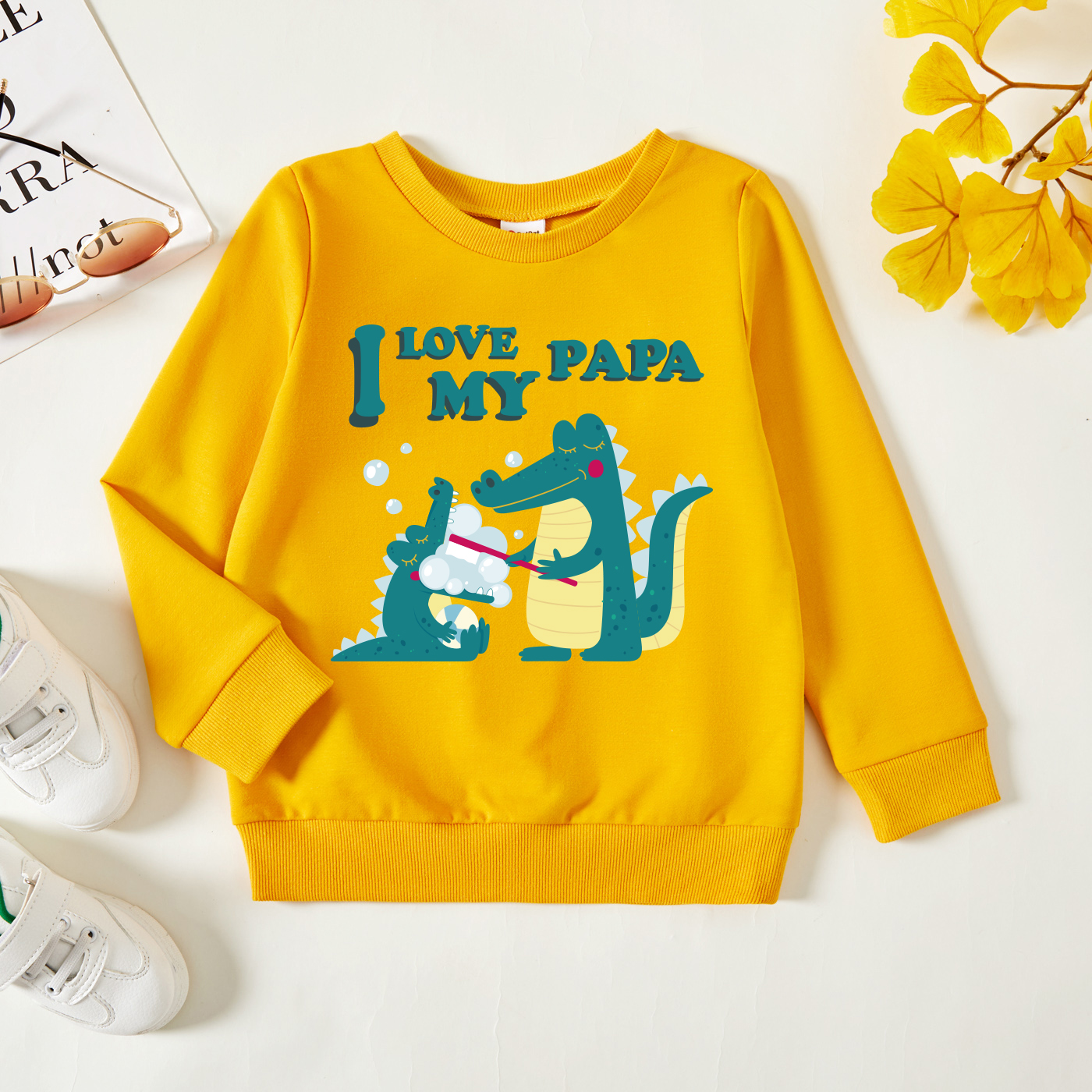 

Toddler Graphic Ginger Long-sleeve Pullover