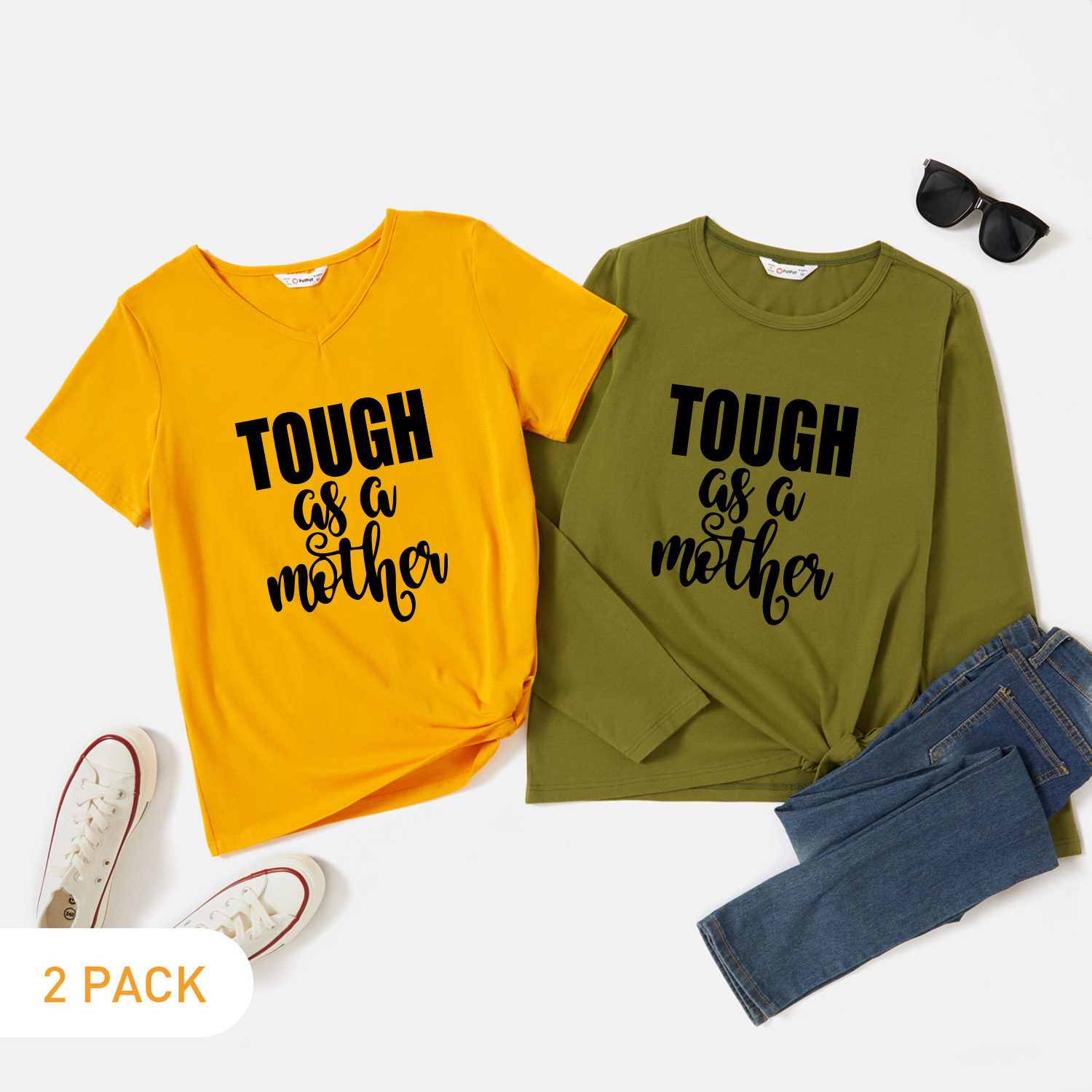 

2-Pack Graphic Tee Set For women