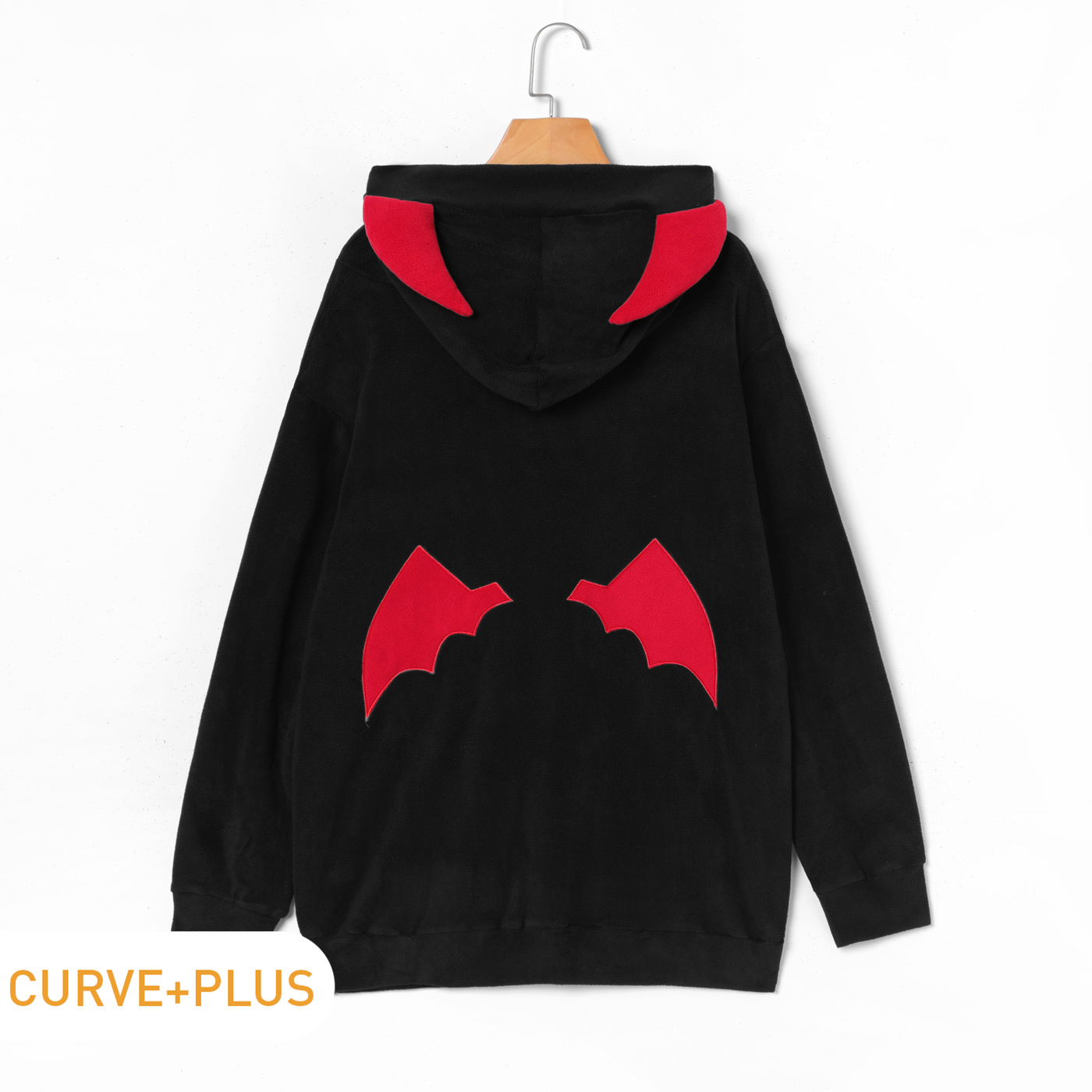 

Women Plus Size Casual Embroidered Hoodie Sweatshirt