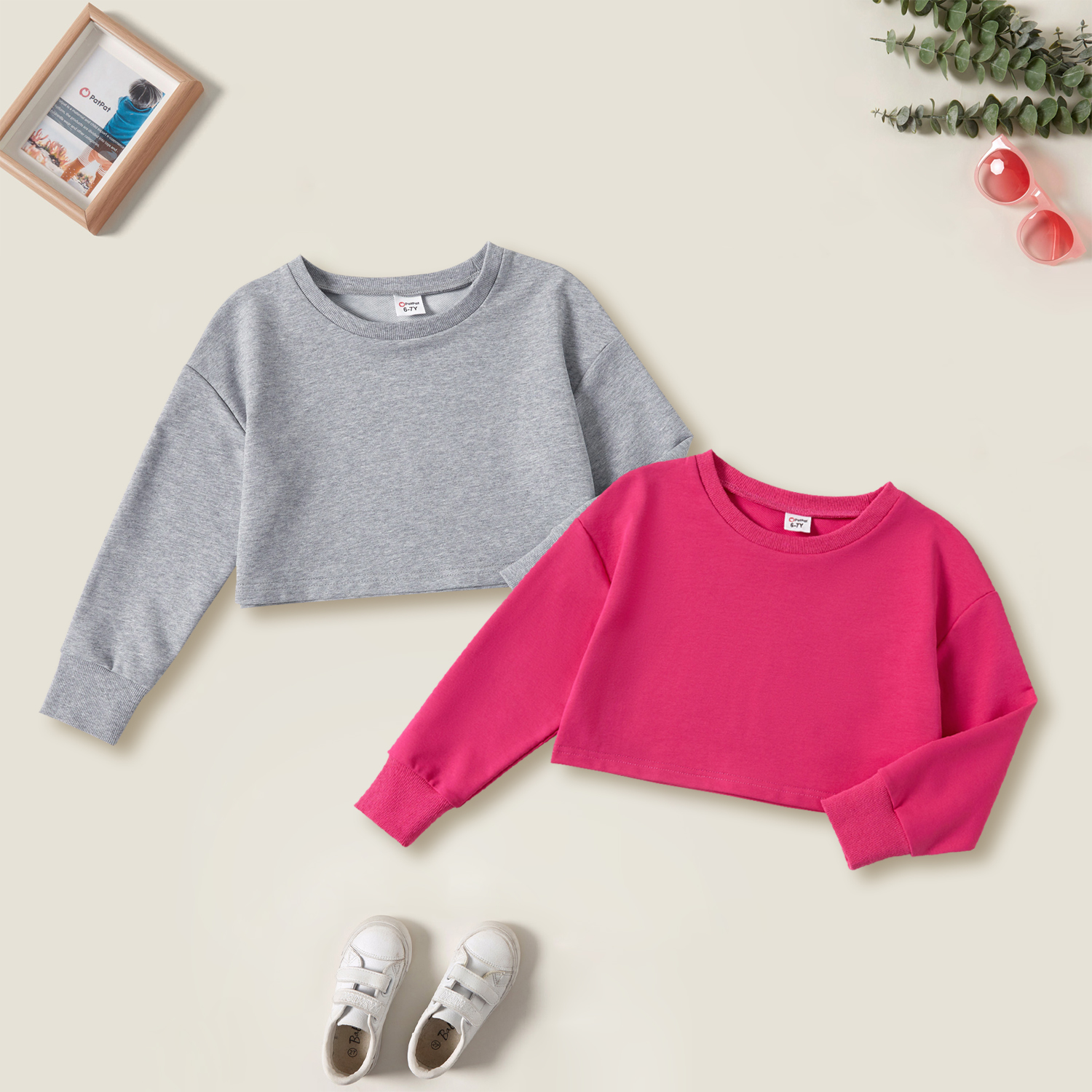 

Kids Graphic Hot Pink Long-sleeve Pullover