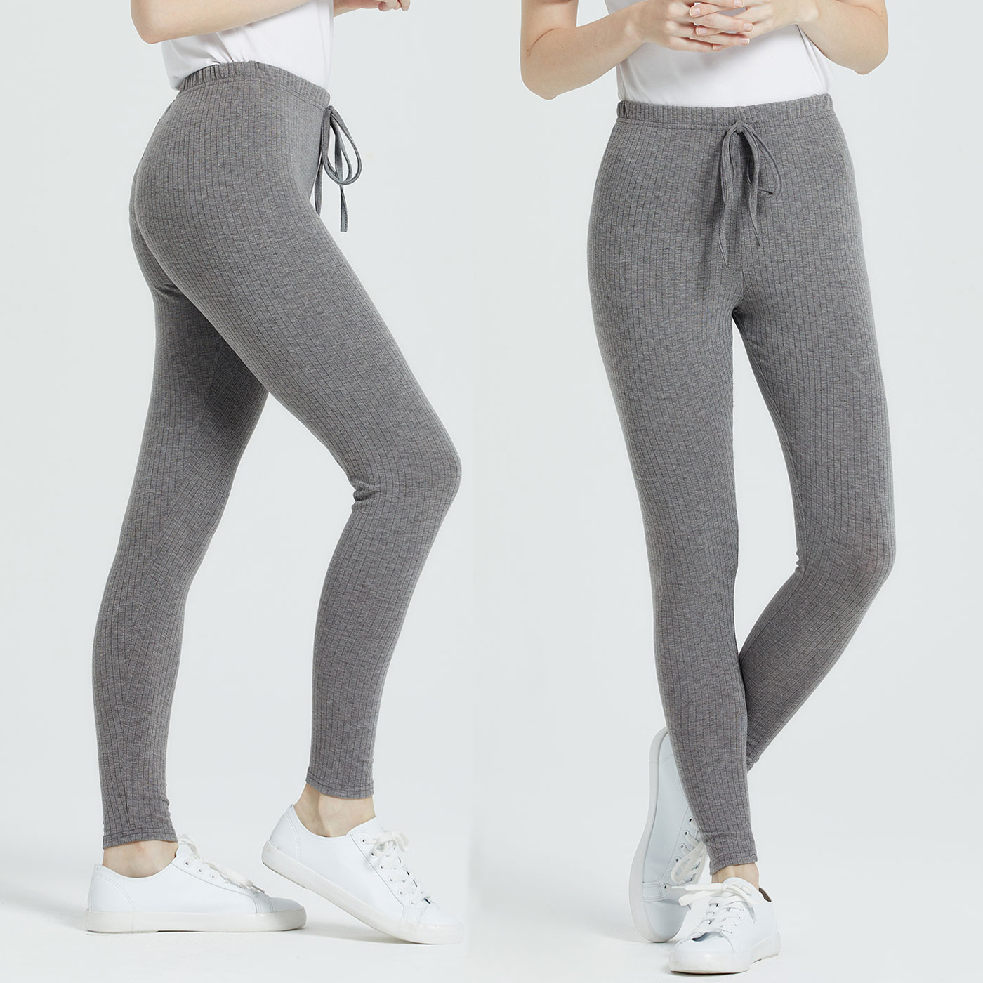

Casual Drawstring Waist Leggings
