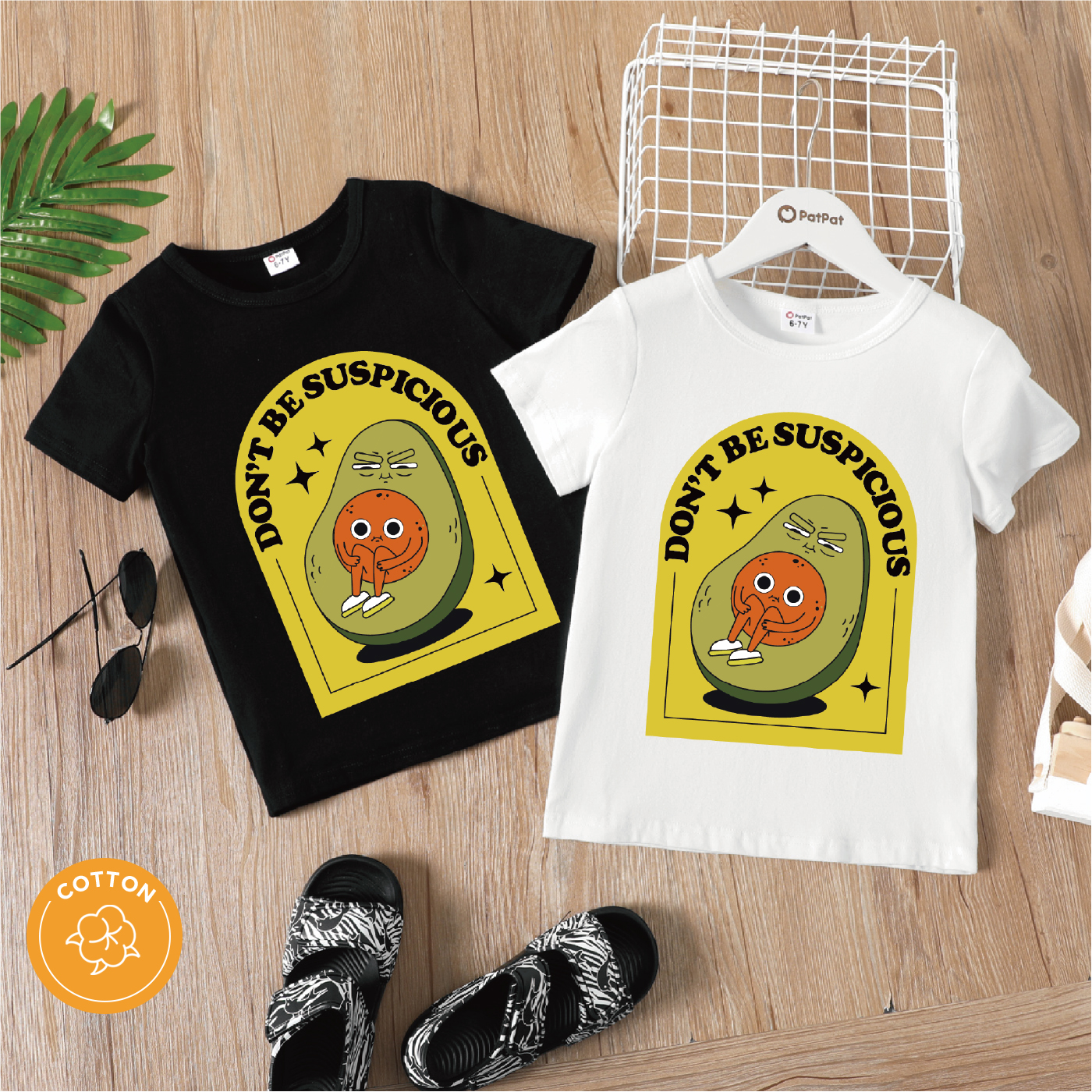 

Kid Boy Letter Cartoon Print Short-sleeve Cotton Tee