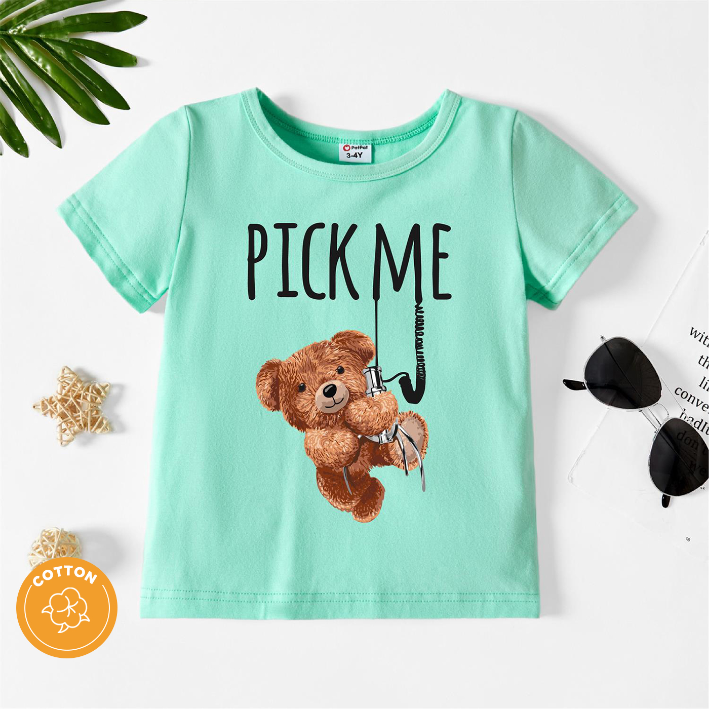 

Toddler Graphic Light green Short-sleeve Tee