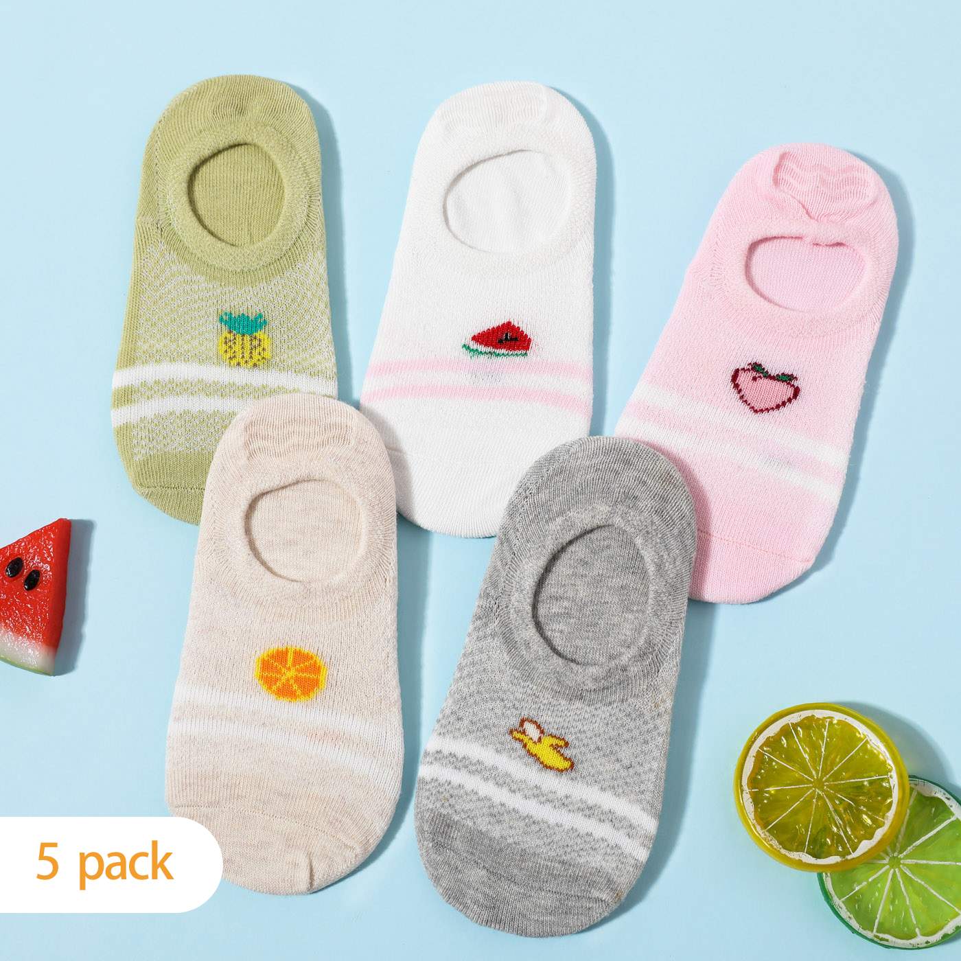 

Baby / Toddler / Kid Fruit Graphic Socks