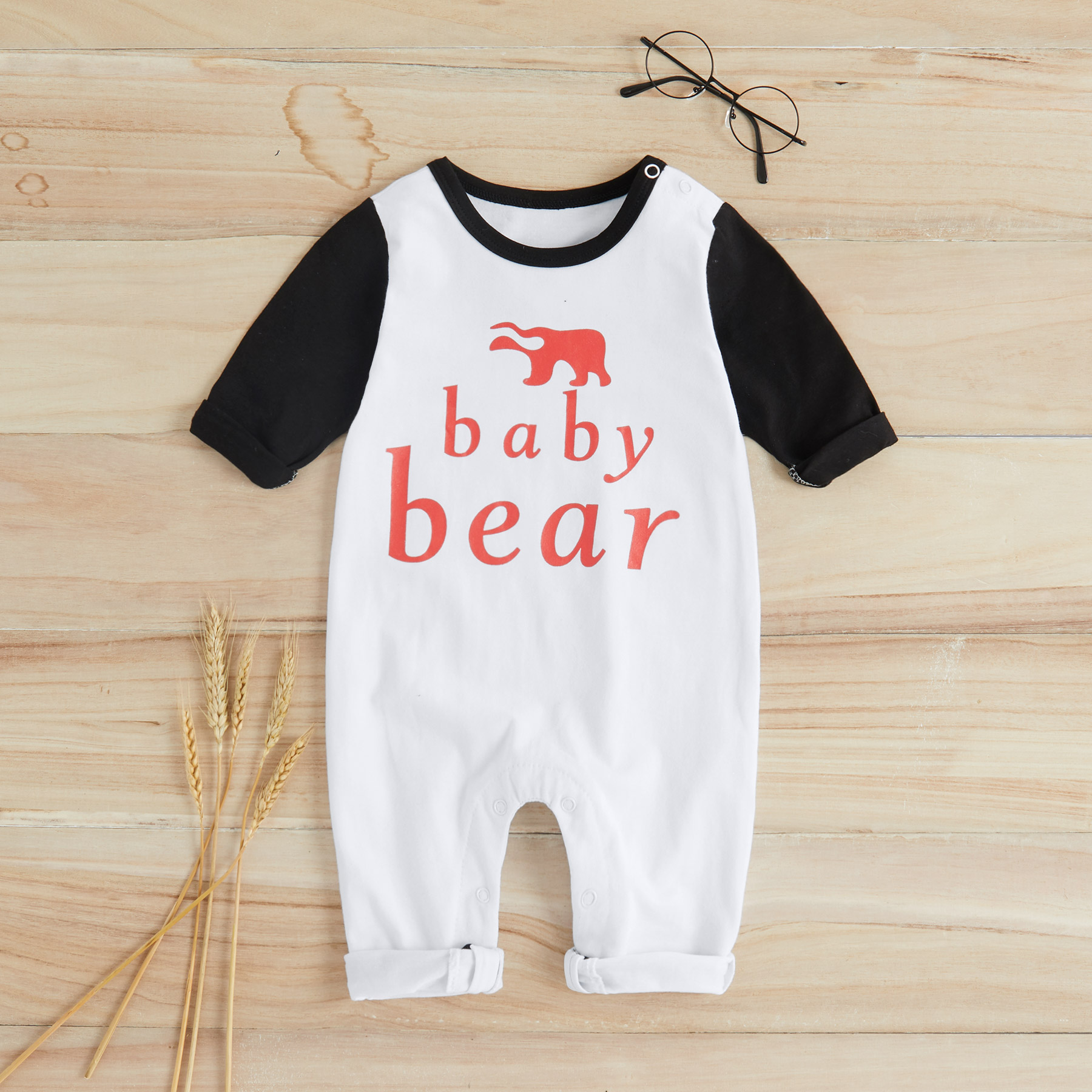 

Lovely Baby Bear Print Jumpsuit for Baby