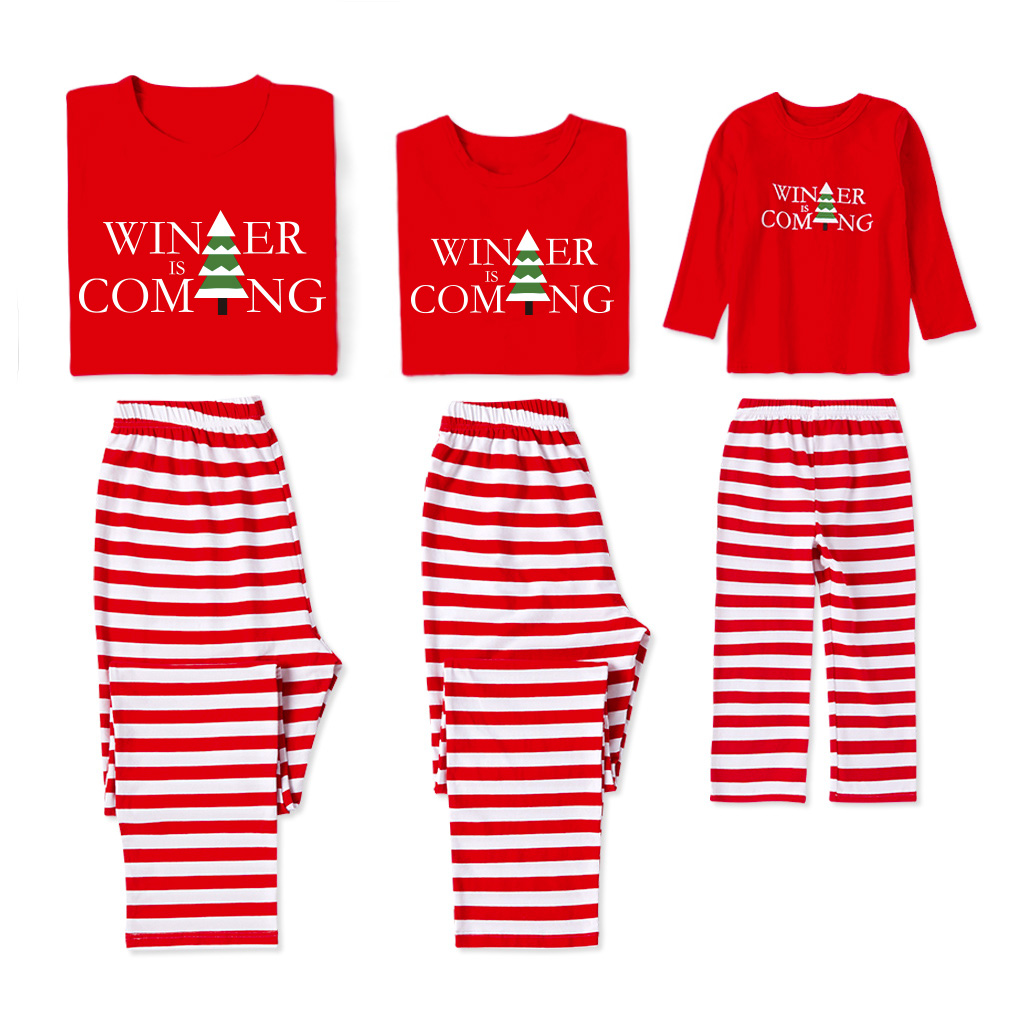 

Family Matching Pajamas with Christmas Tree