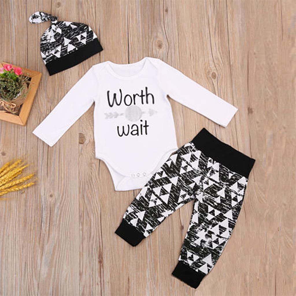 

Letter Romper Geometric Set