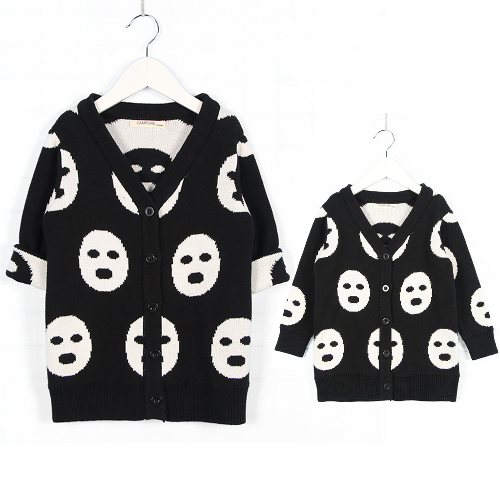 

Matching Sweaters in Black for Mommy and Me