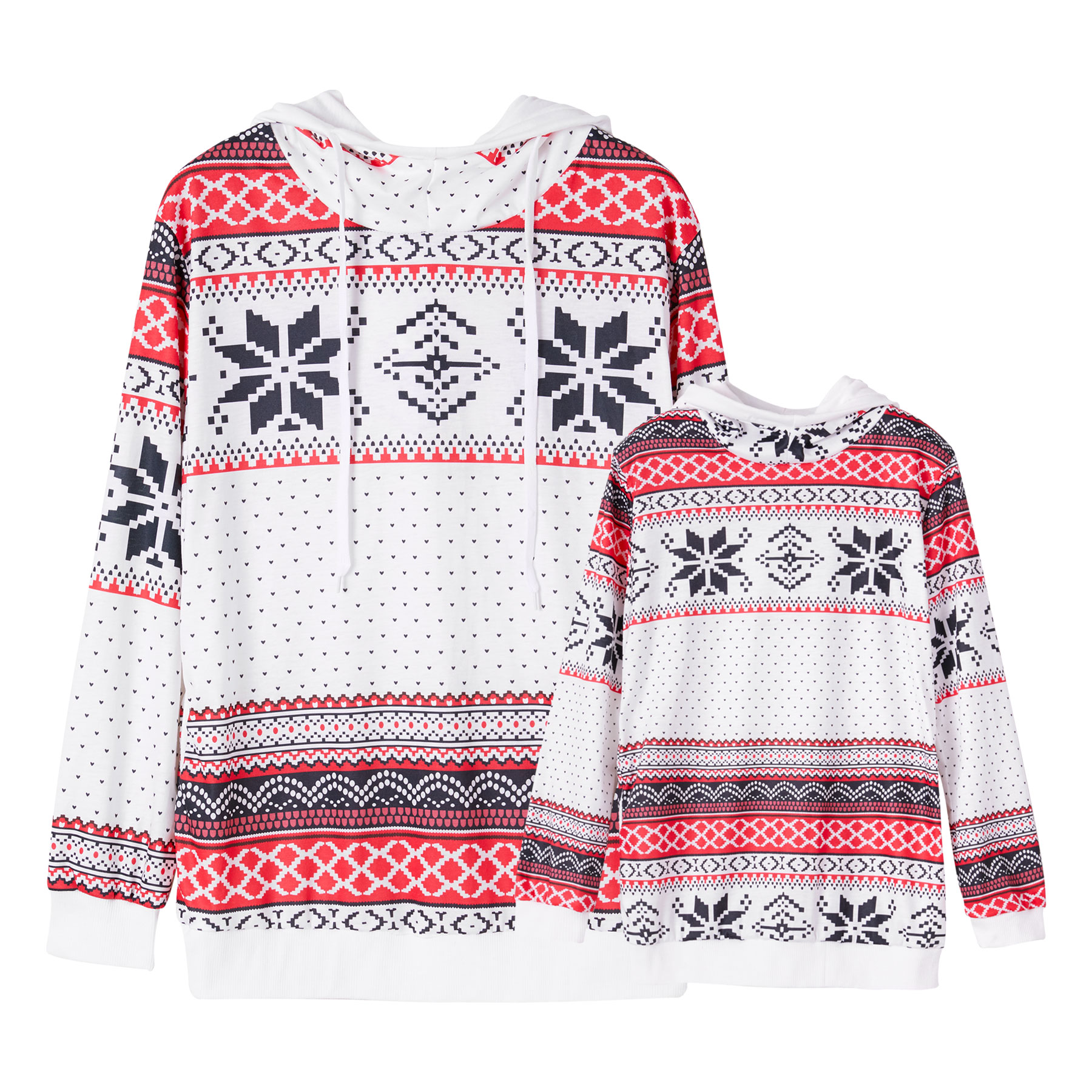 

Christmas Snowflake Print Matching Sweatshirts Hoodies