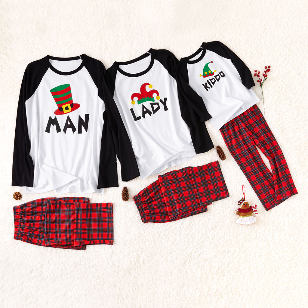 

Funny Hat Printed Family Matching Pajamas Set