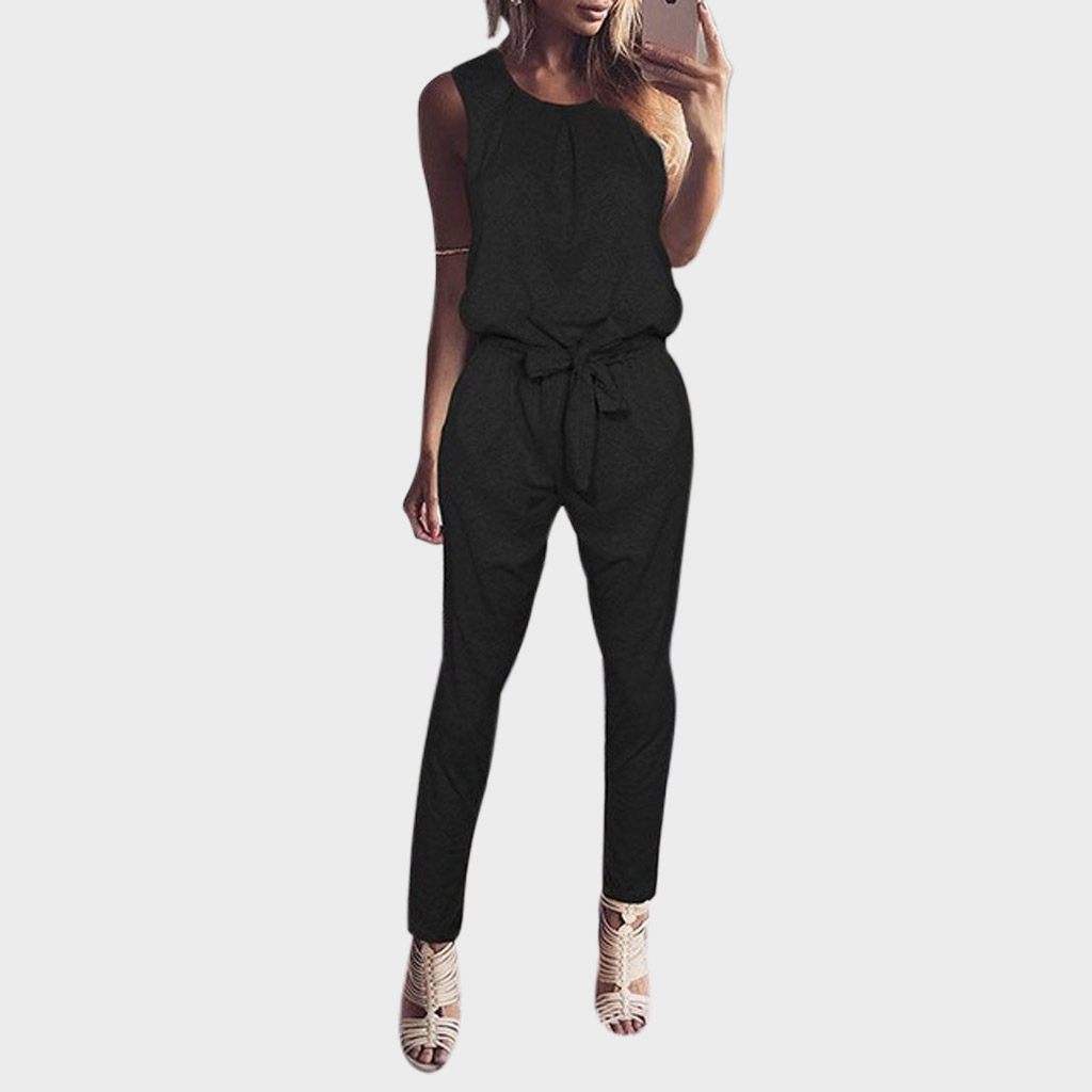 

Women's Causal Jumpsuit With Back Zipper