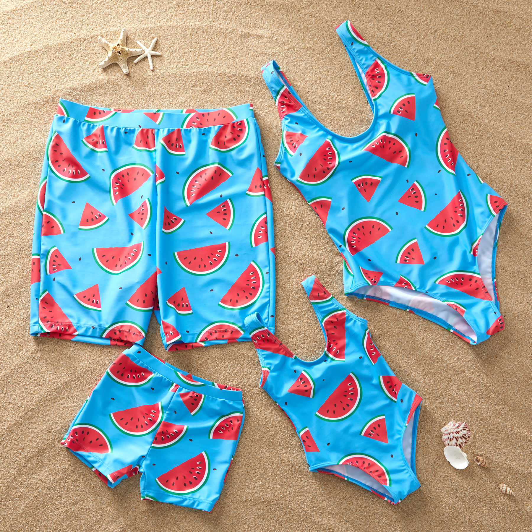 

Watermelon Printed Family Matching Swimsuit