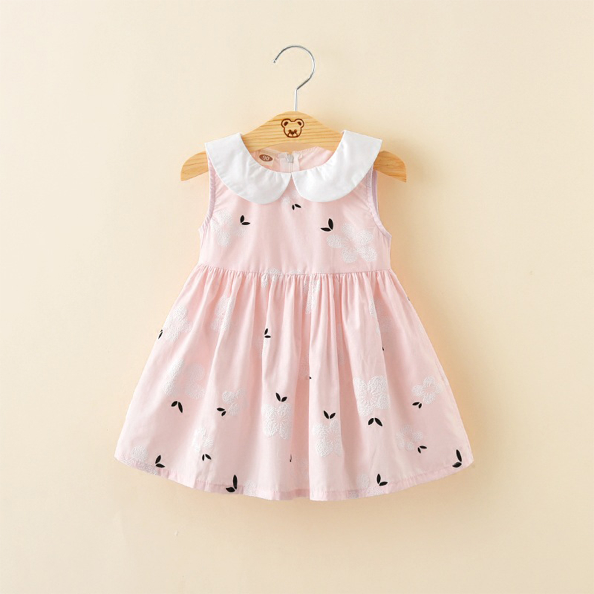 

Floral Print Doll Collar for Toddler Girl / Girl