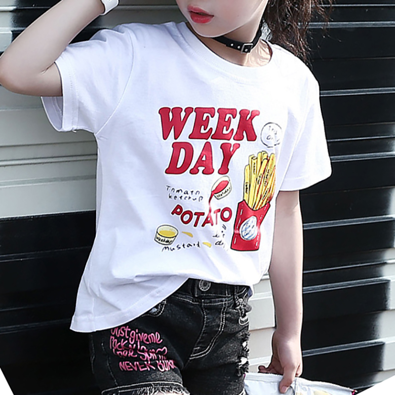 

Chic Letter Print Summer T-shirt