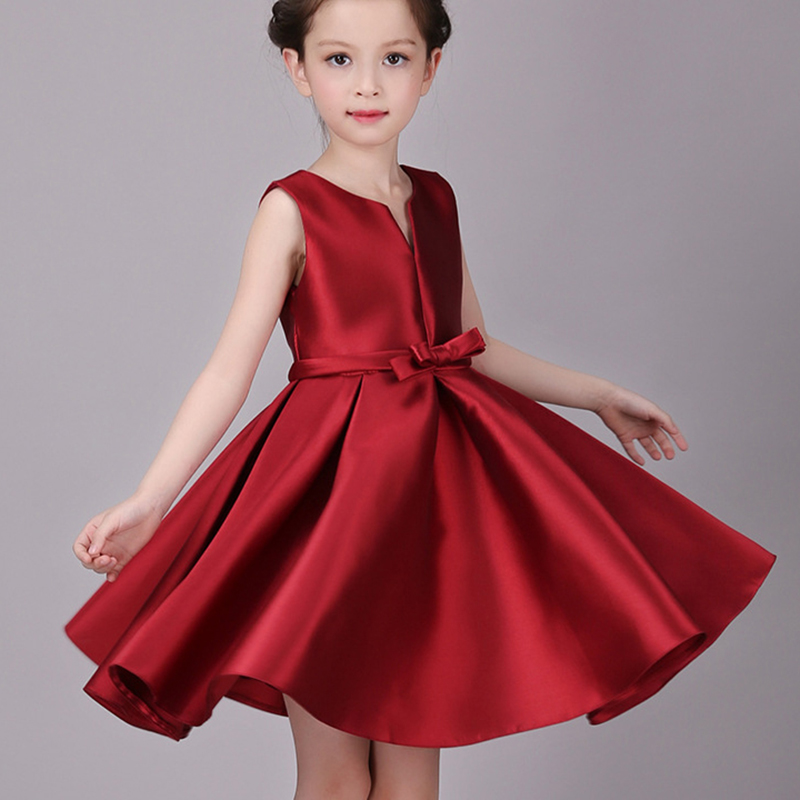 

Elegant Solid Bow Decor Party Dress