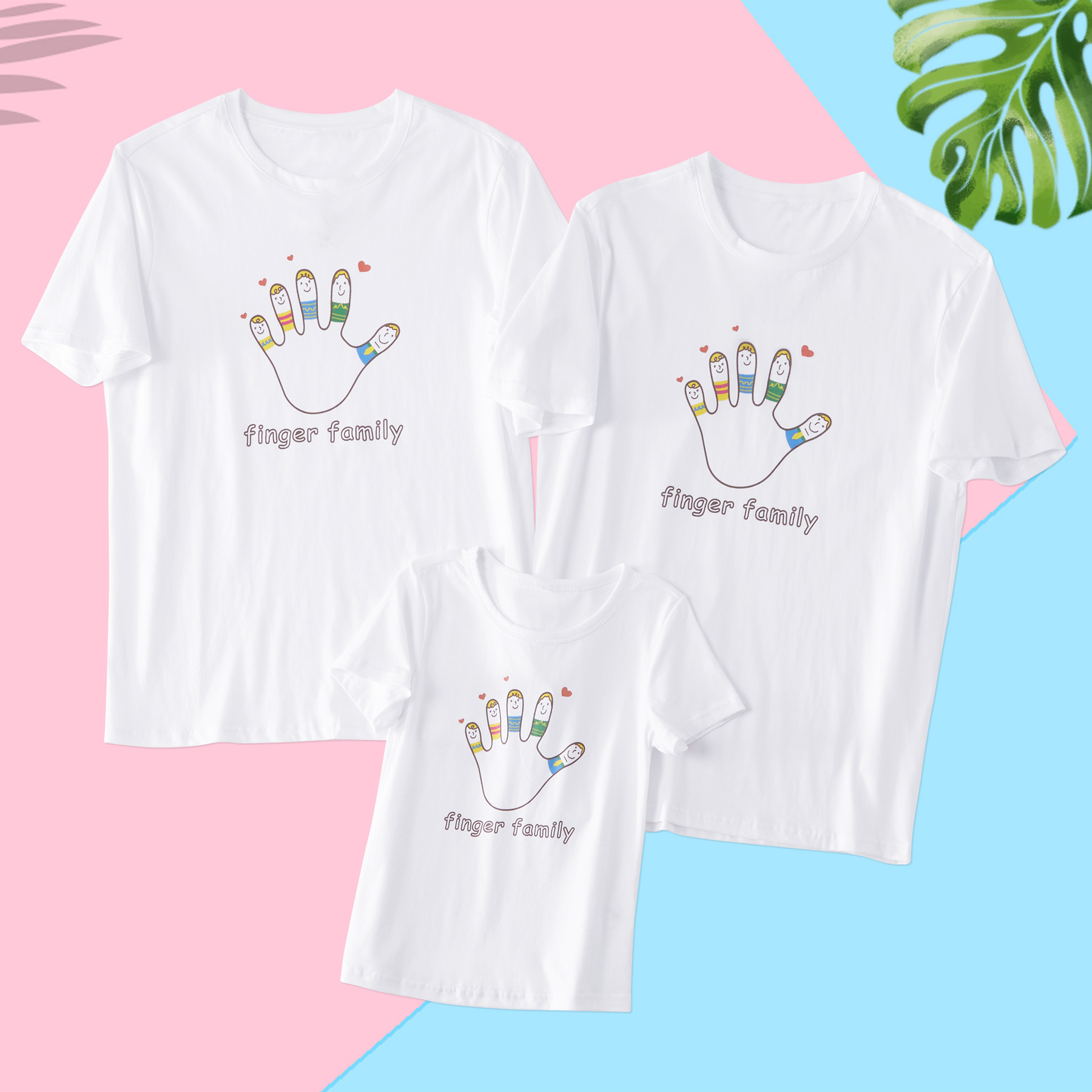 

Finger Family Matching T-shirt for Family