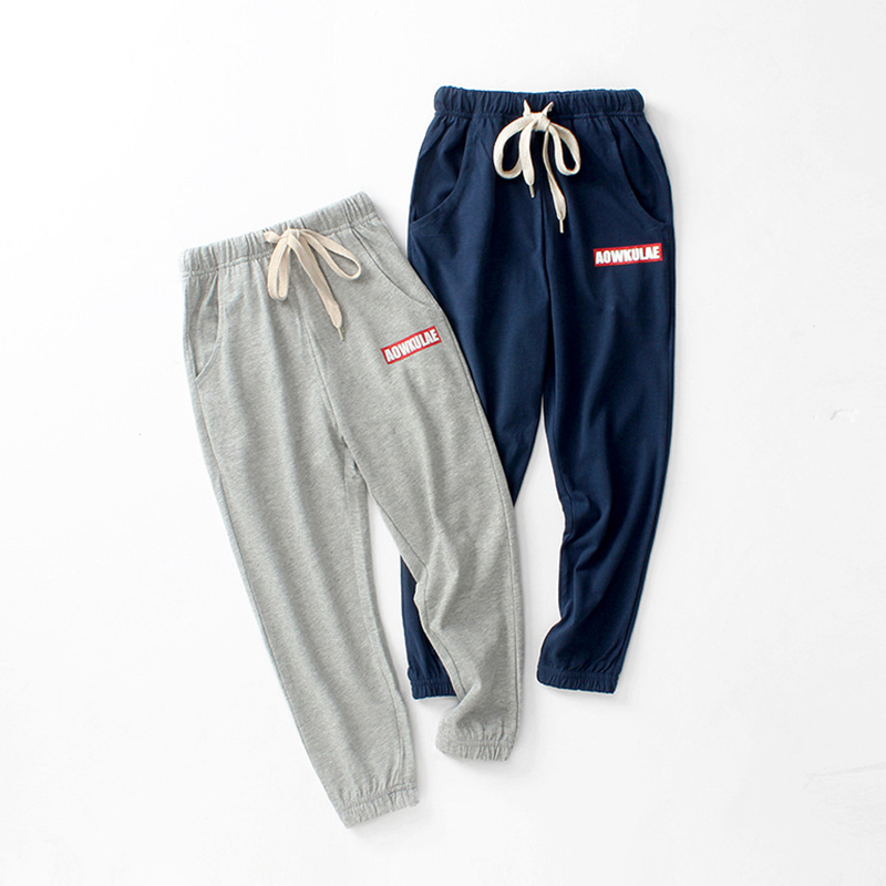 

Trendy Kid Boy / Kid Girl Simple Letter Print Drawstring Pants