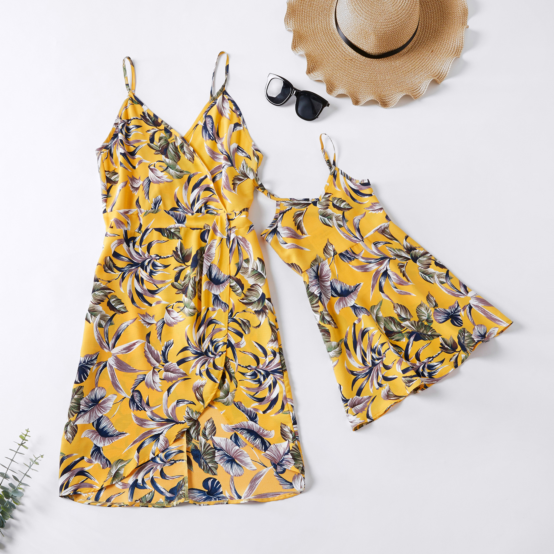 

Printed Sling Matching Dresses