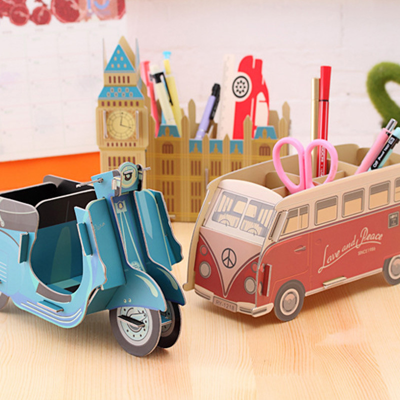 

DIY Cartoon Design Desk Organizer Home Decor